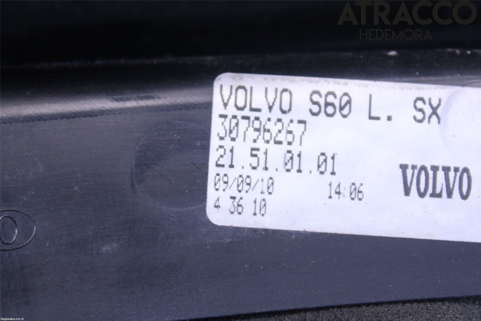 Volvo S60 11-13 Bakljus Vänster