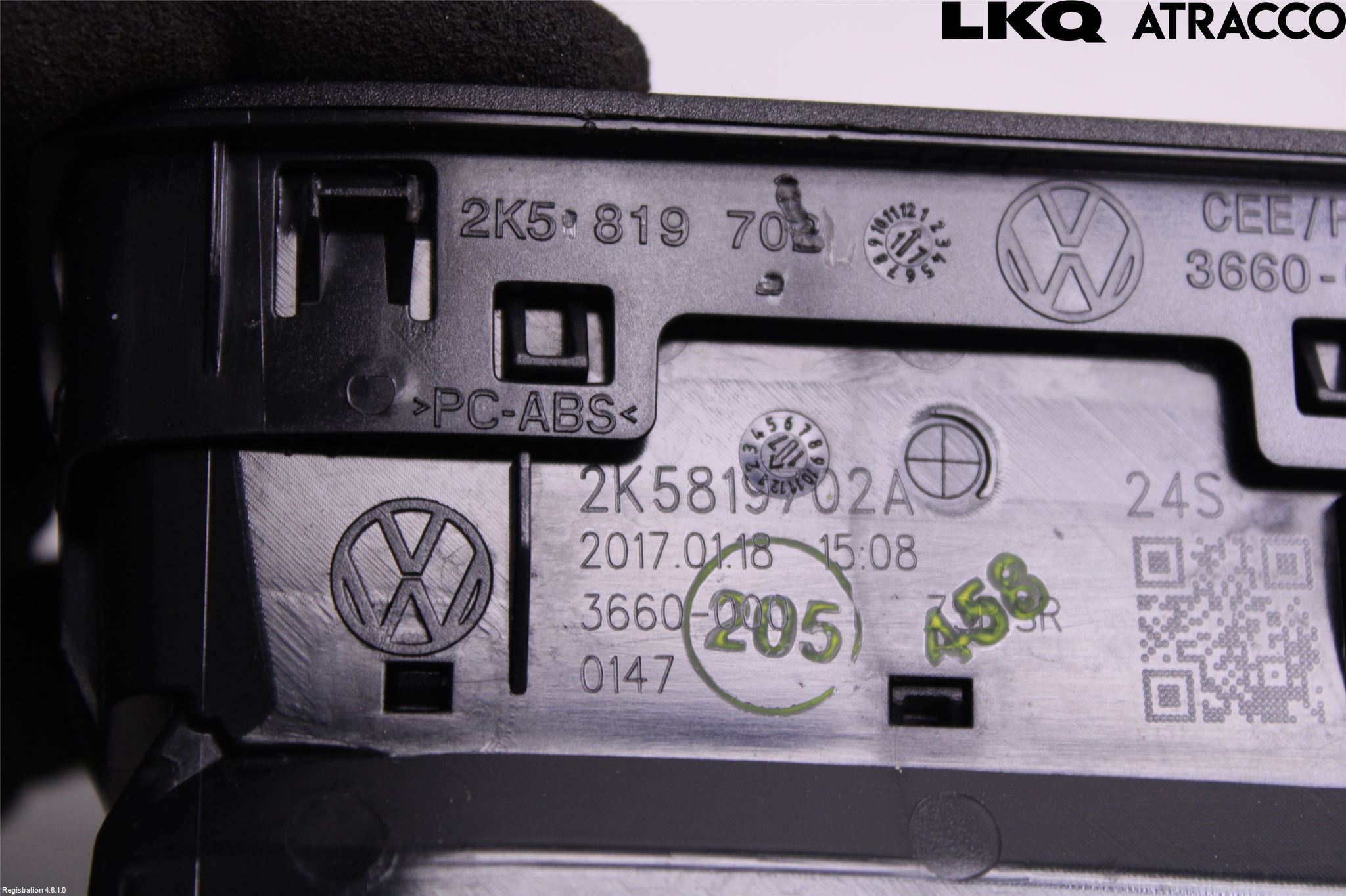 Volkswagen VW CADDY 16-20 Defrosterkanal-Munstycke