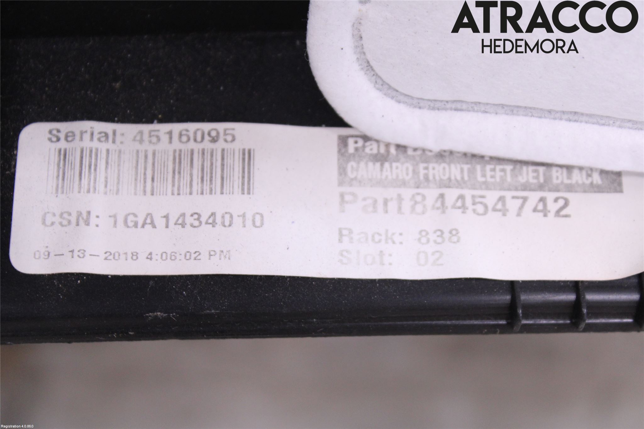 Chevrolet CAMARO Dörrklädsel Vä