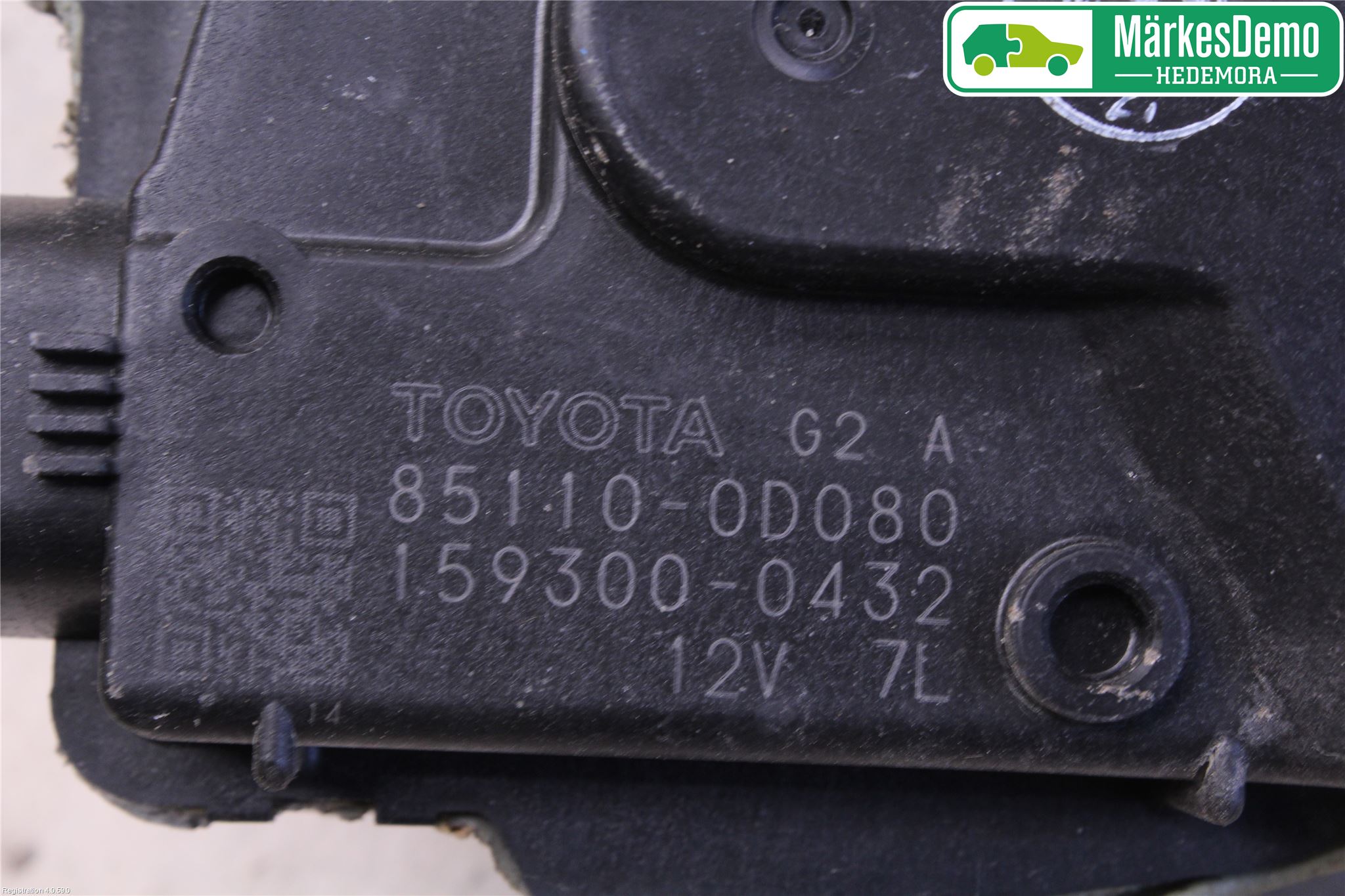 Toyota YARIS XP90 06-11 Torkarmotor Vindruta