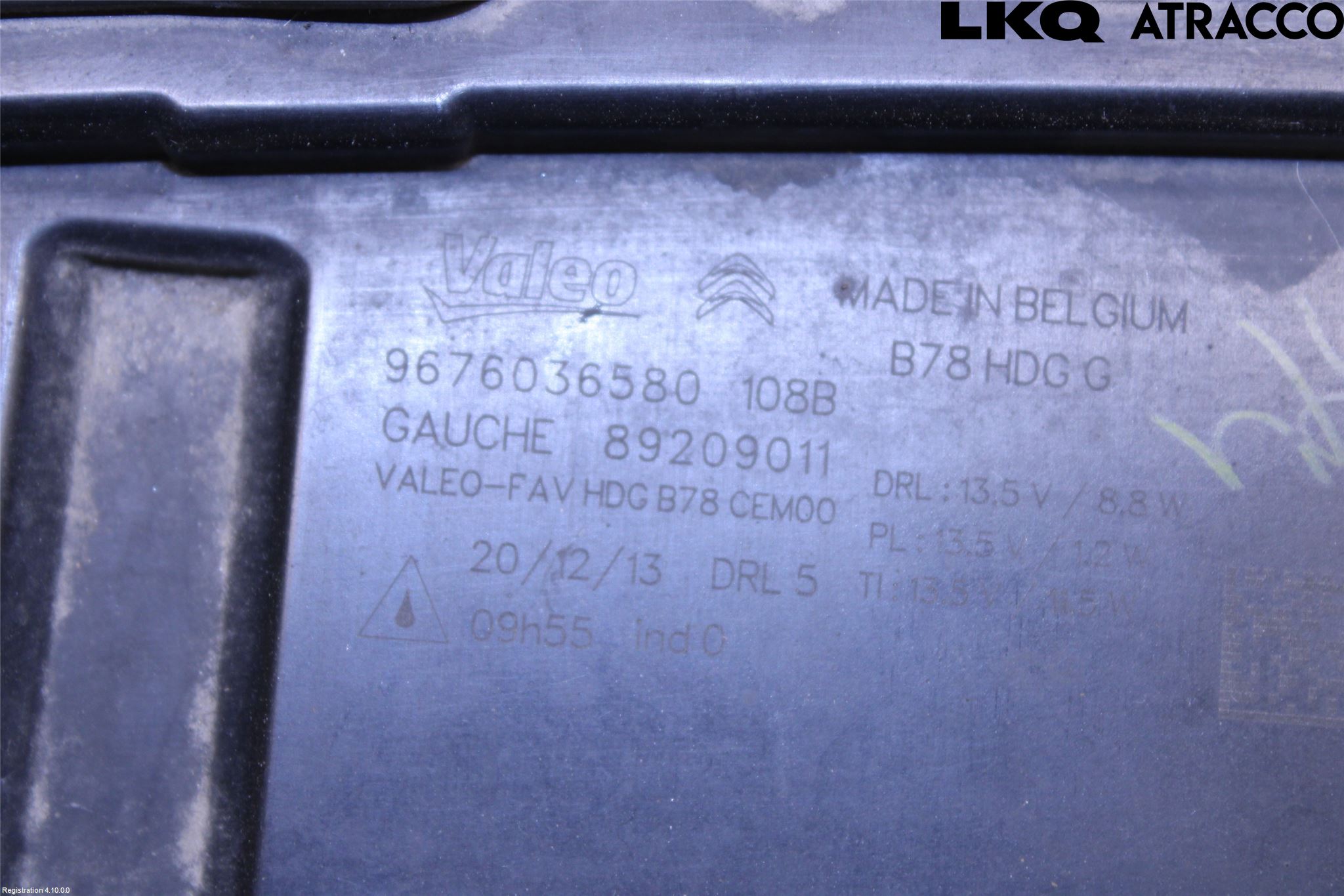 Citroen C4 GRAND PICASSO 14-18 Positionsljus Fram Vä