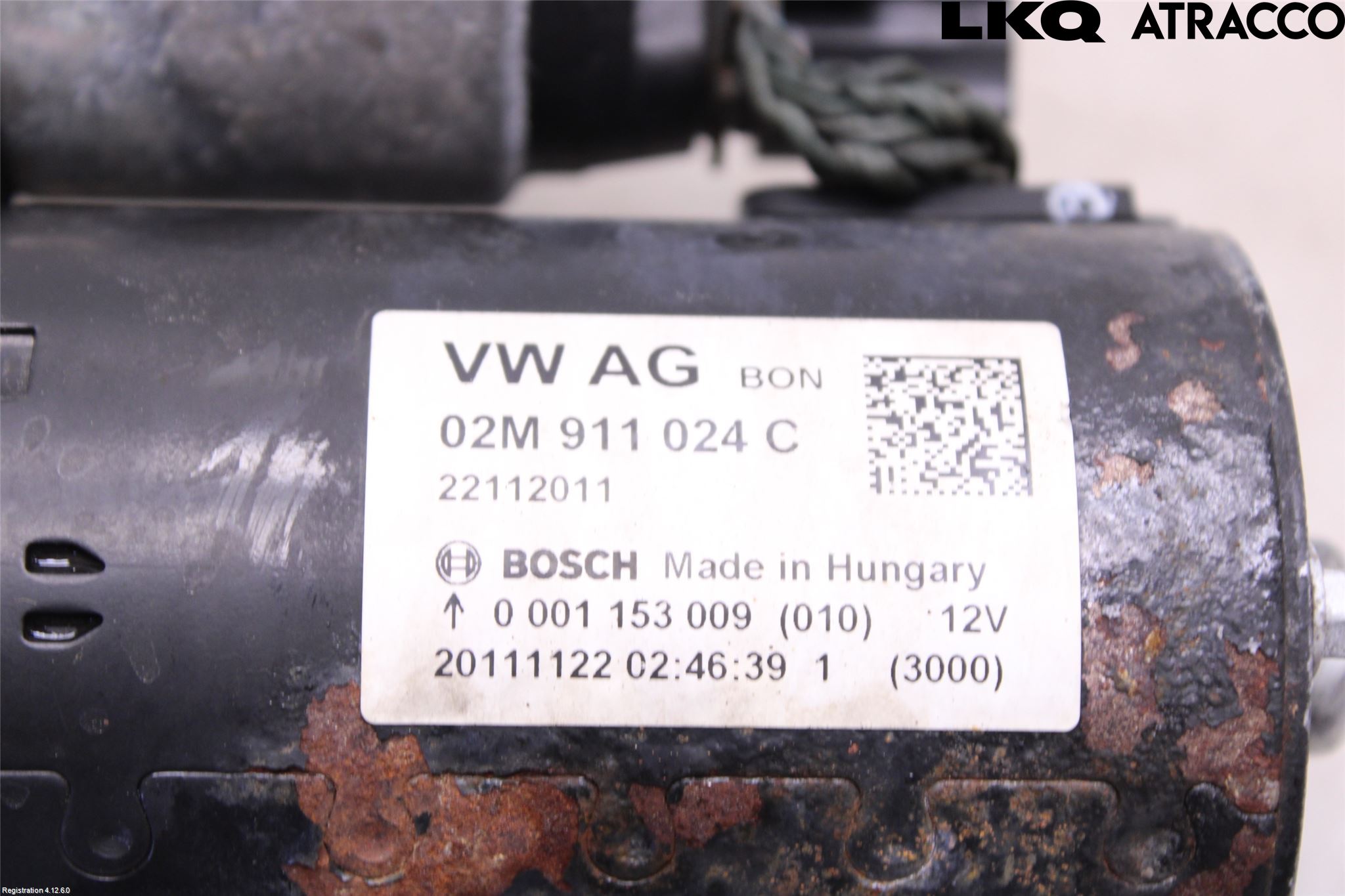Volkswagen VW PASSAT 11-14 Startmotor Diesel