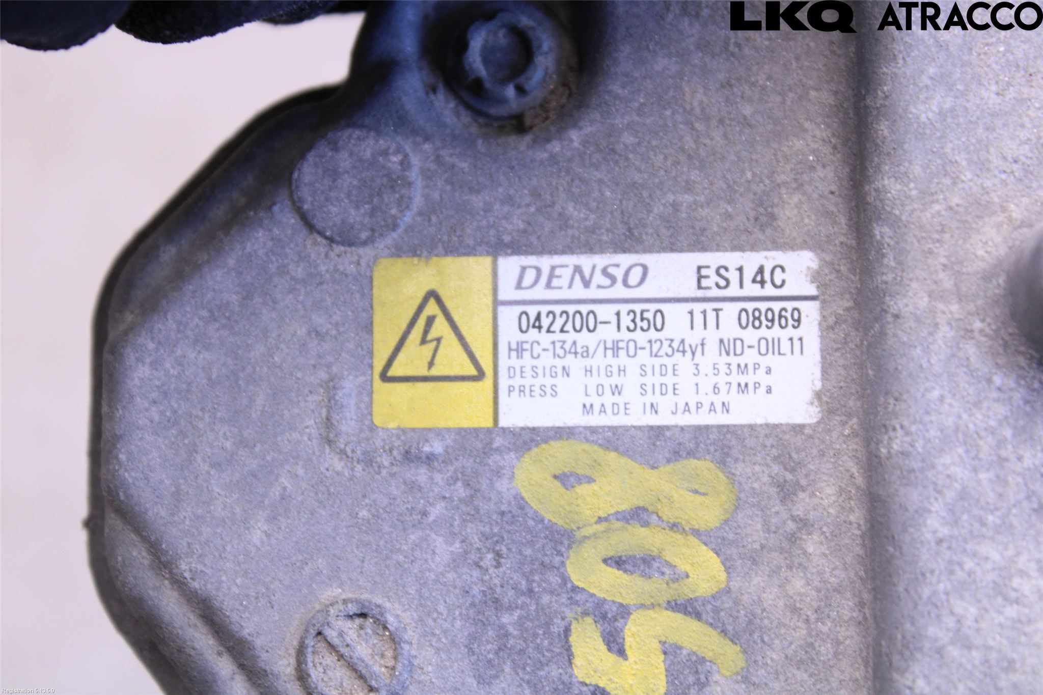 Toyota YARIS XP130 15-20 Ac Kompressor