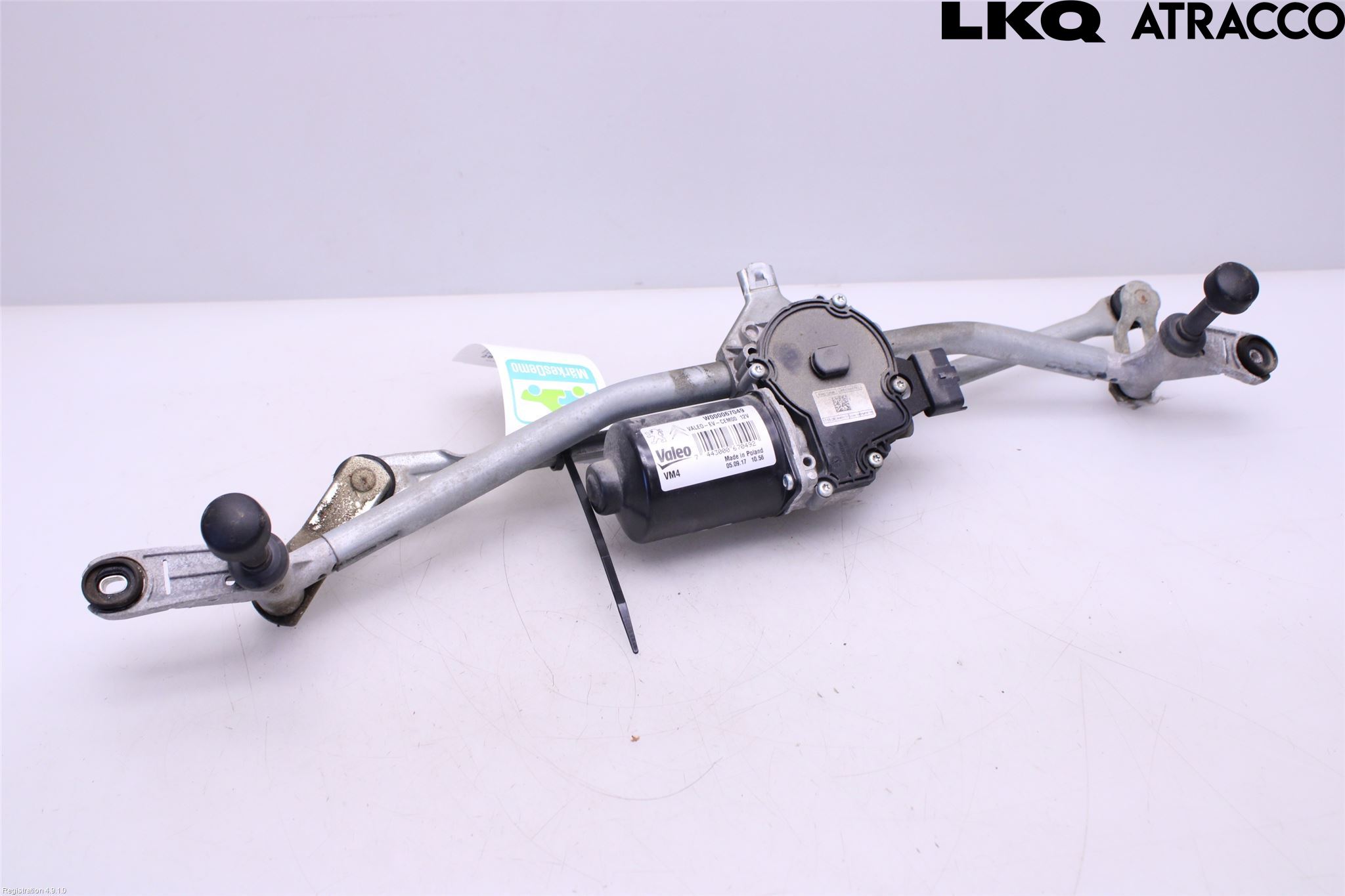 Citroen JUMPY/E-JUMPY 16- Torkarmotor Vindruta