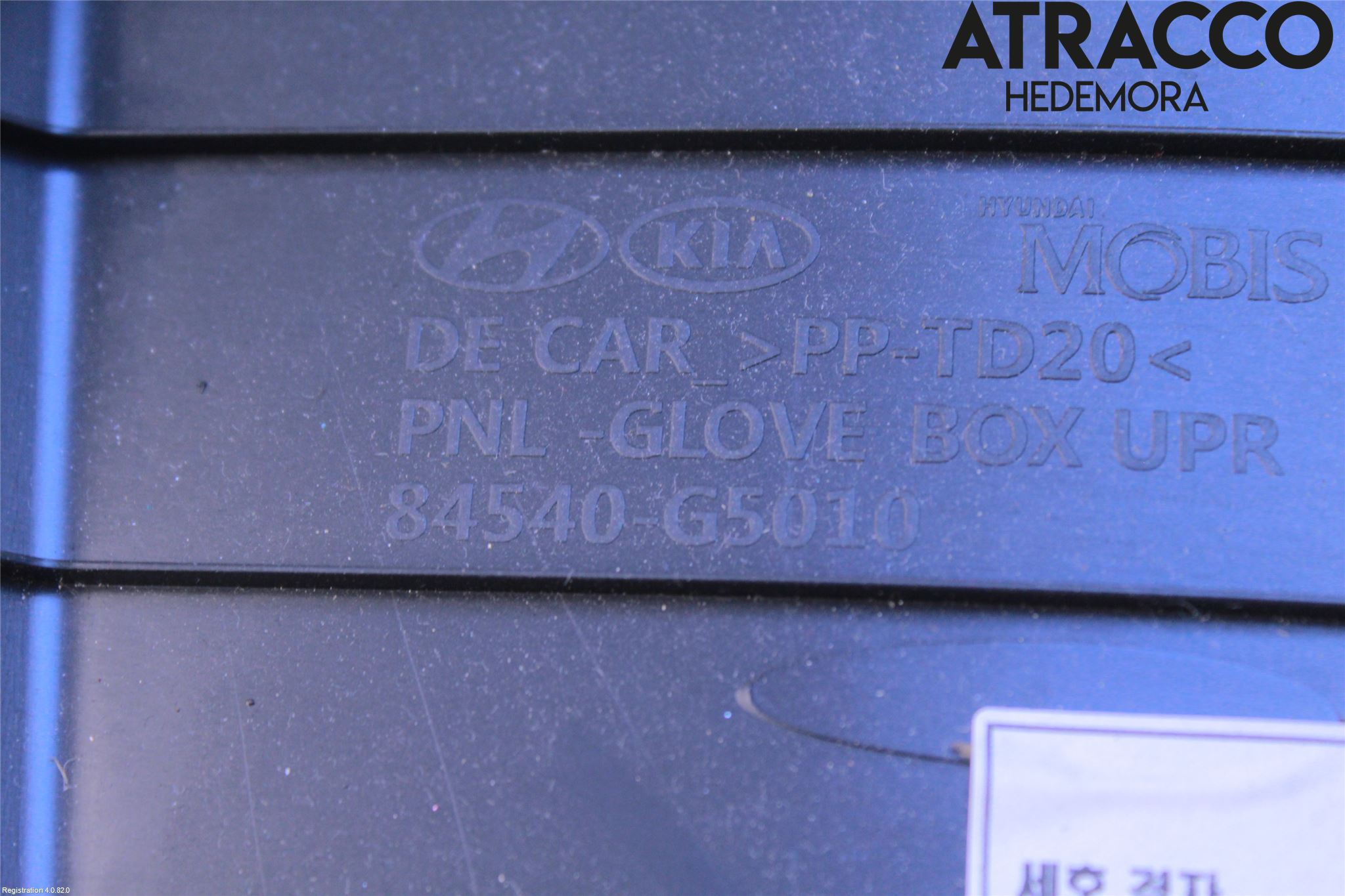 Kia NIRO (DE) 17-22 Handskfack