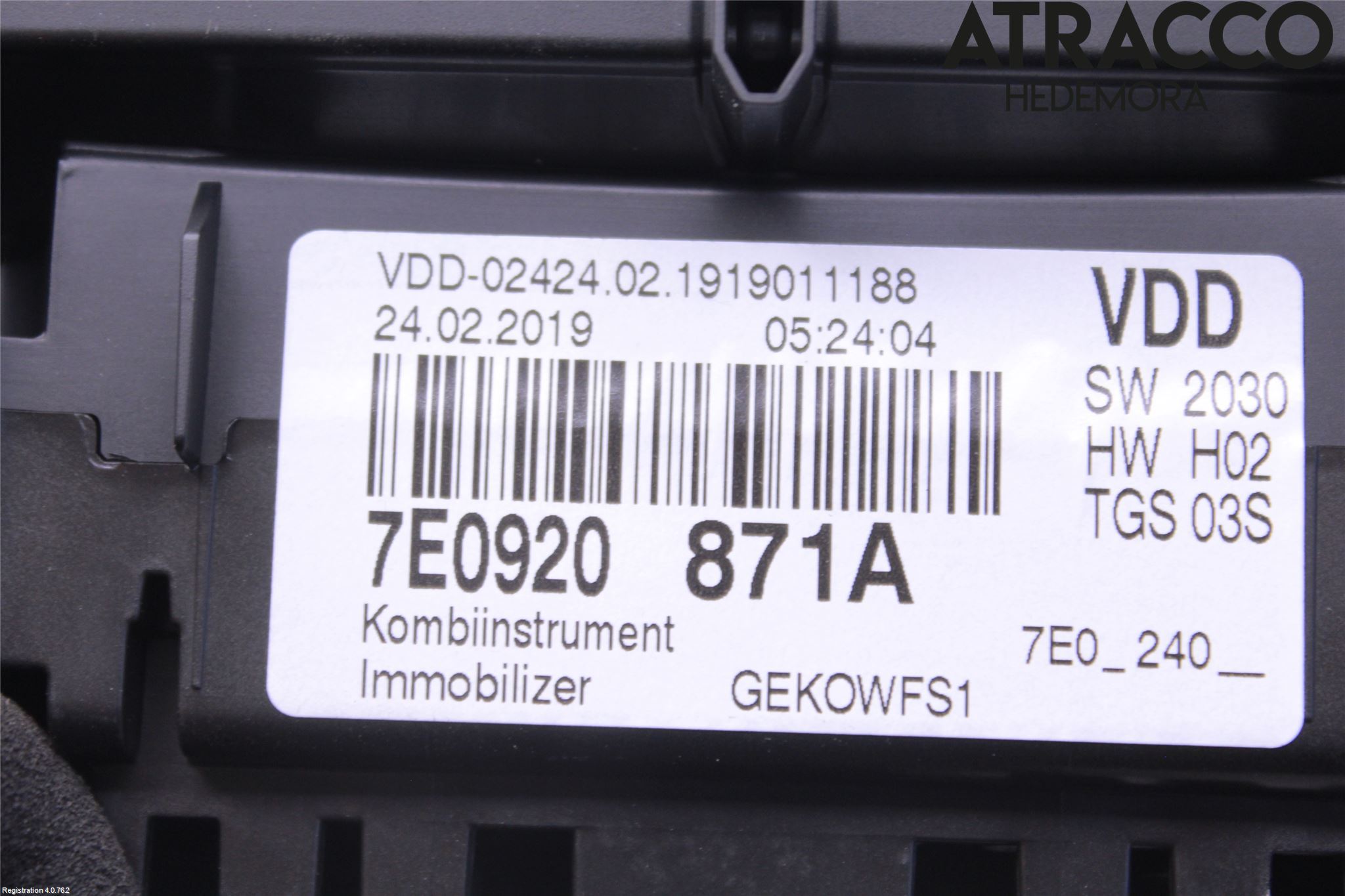 Volkswagen VW TRANSP/CARAVELLE (T6) 16-22 Instrument Komb
