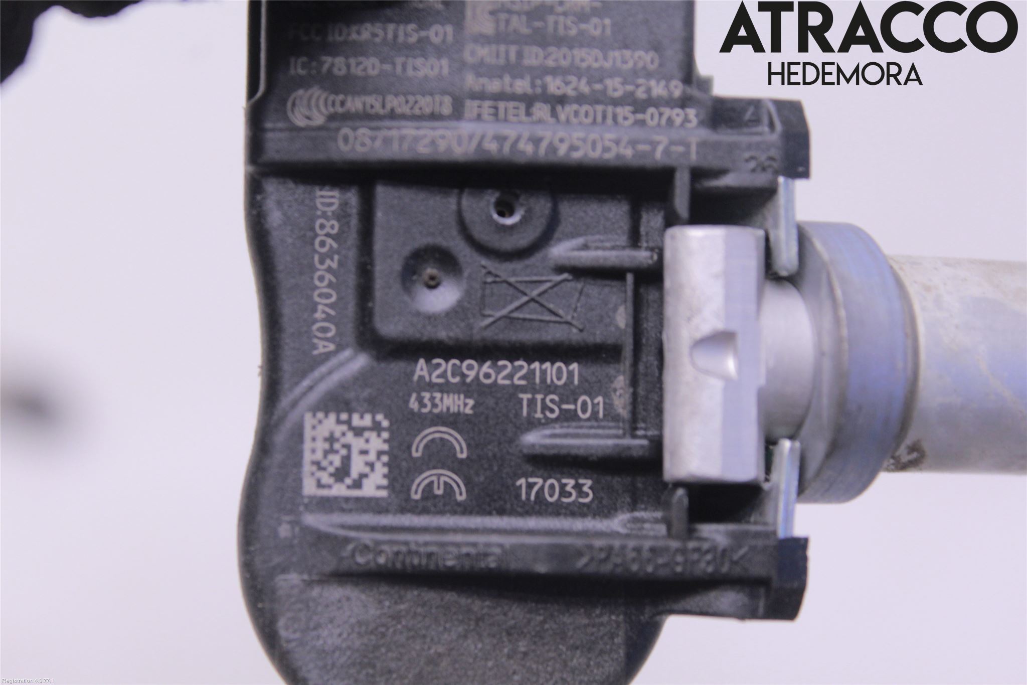 Kia NIRO (DE) 17-22 Givare Däcktryck