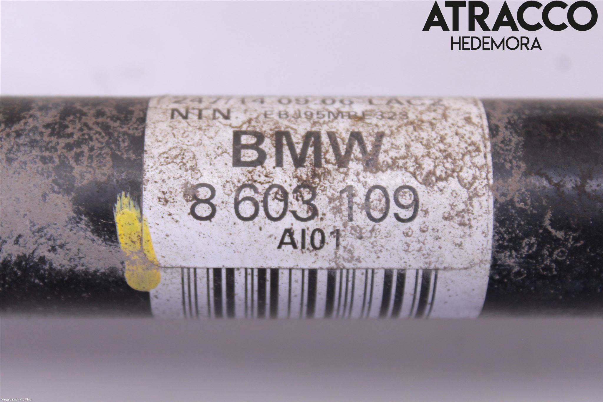 BMW 4 F32/F33/F82/F83 13-20 Drivaxel Bak Vänster