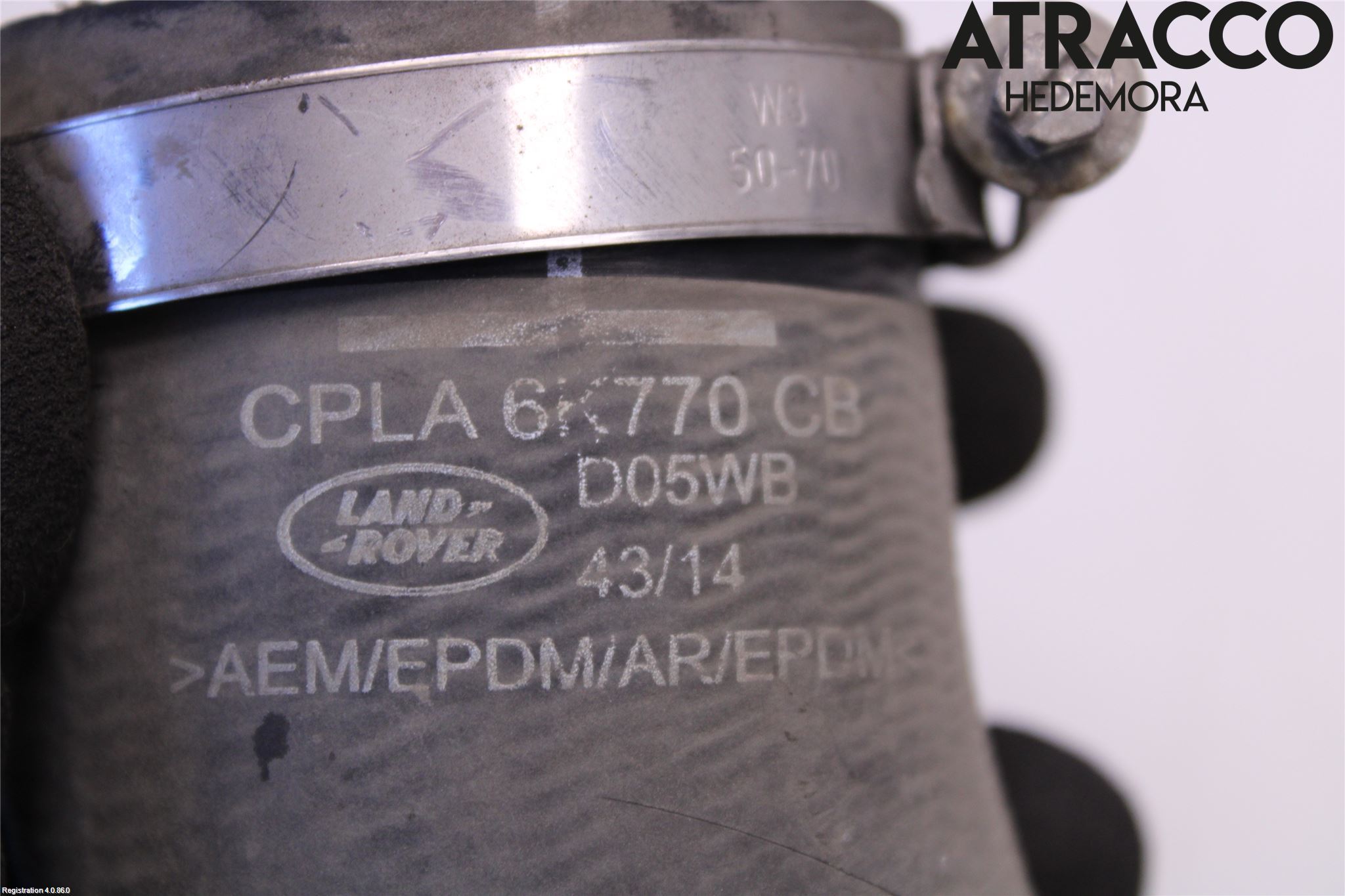 Landrover RANGE ROVER SPORT (L494) 14-22 Laddluft-Intercoolerrör