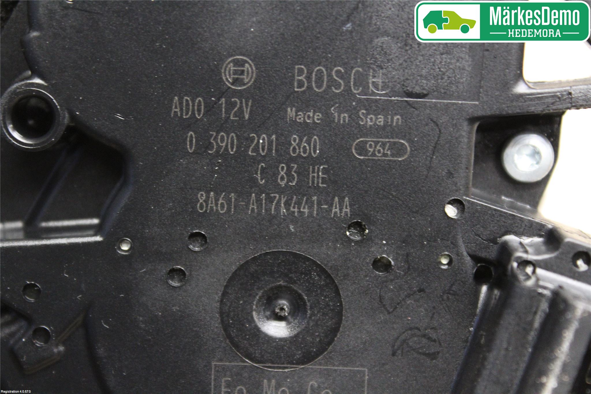 Ford FIESTA 09-12 Torkarmotor Baklucka