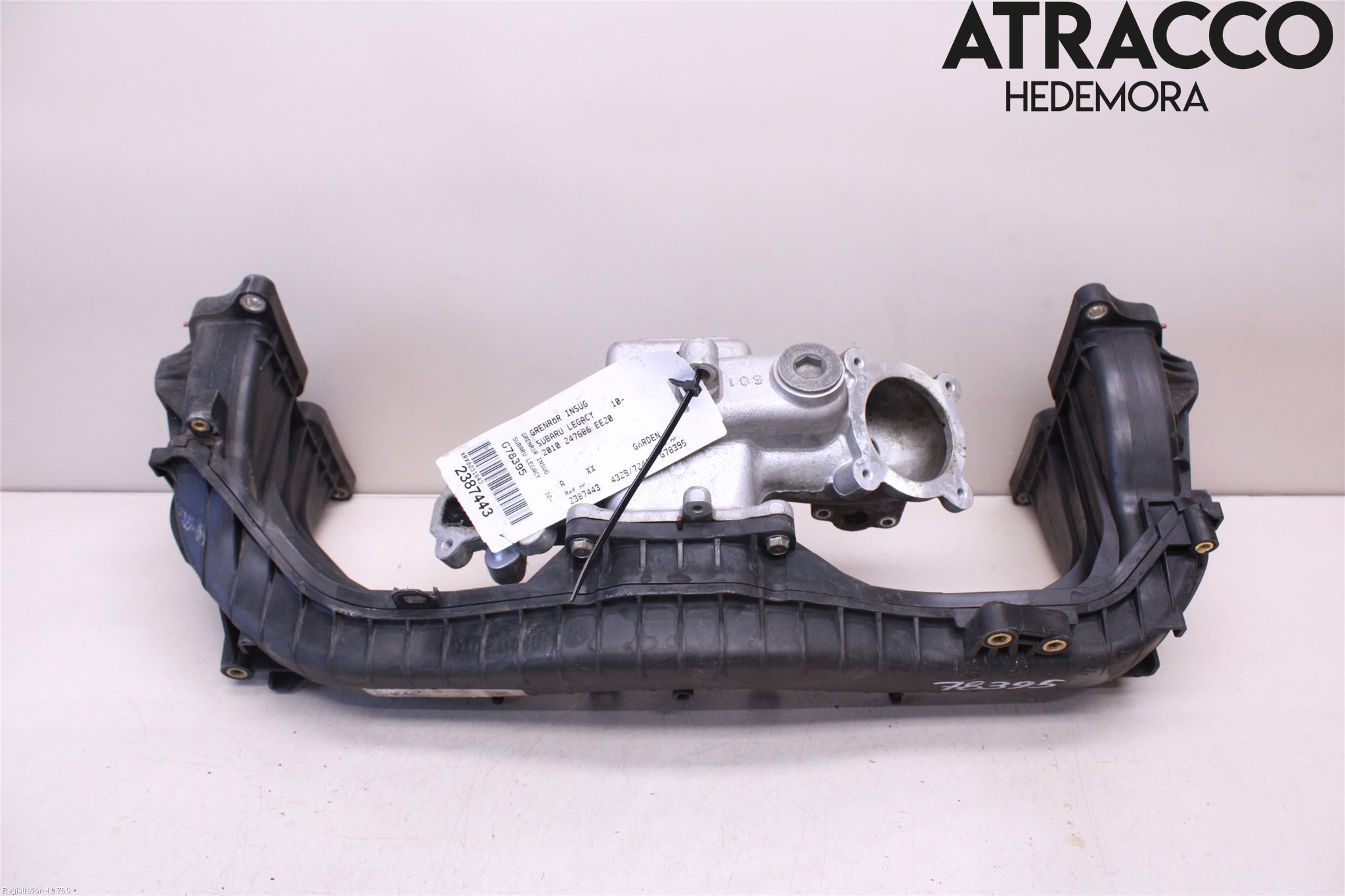 Subaru LEGACY 10-14 Grenrör Insug