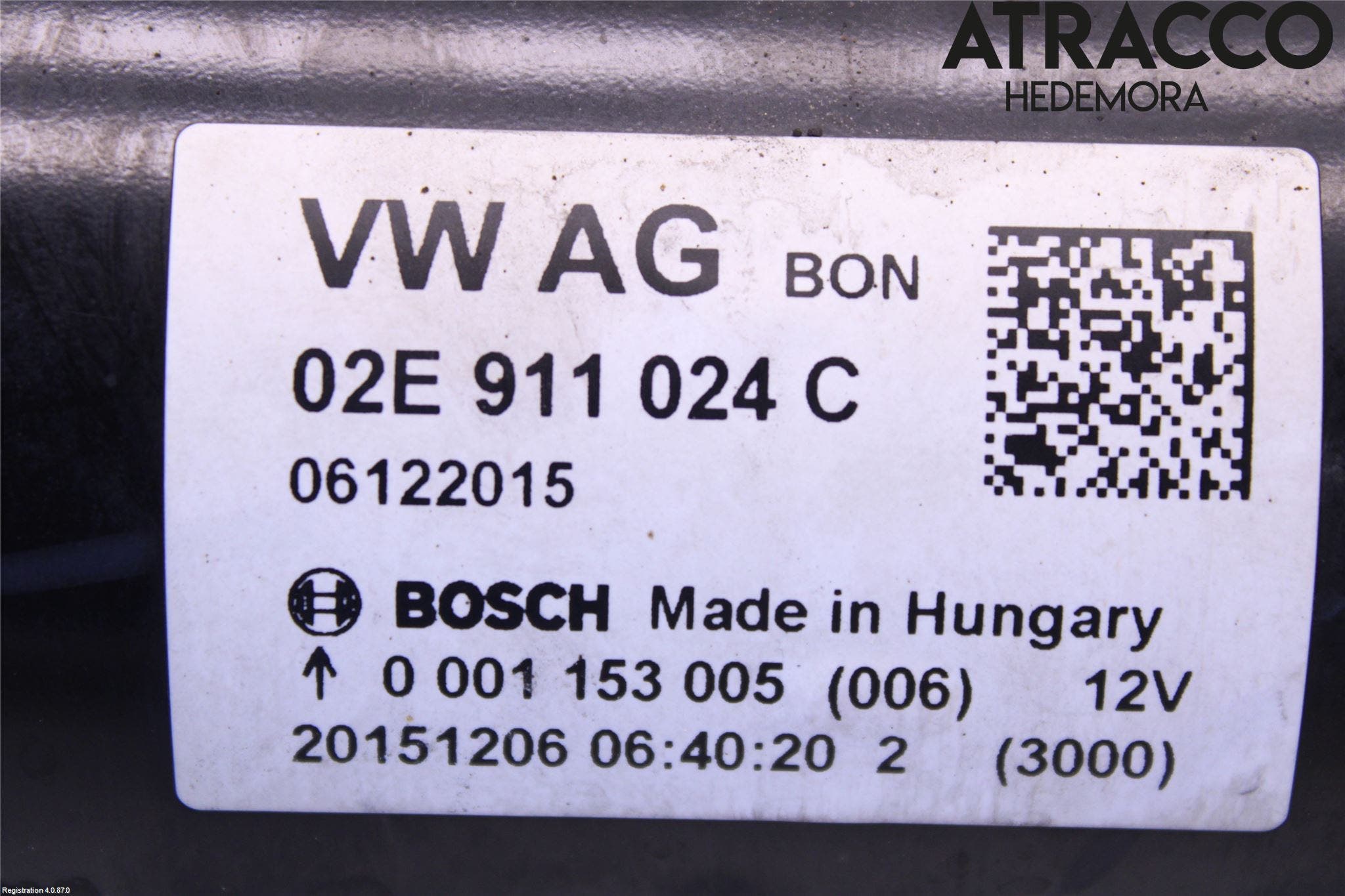 Volkswagen VW TIGUAN 07-16 Startmotor Diesel