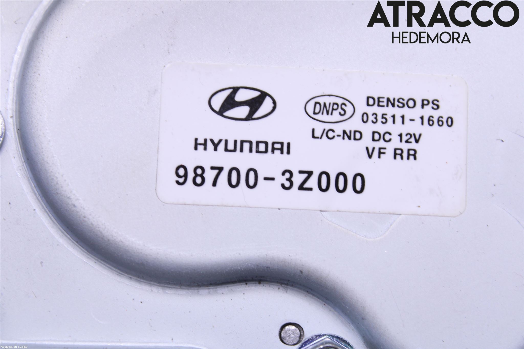 Hyundai i40 08-15 Torkarmotor Baklucka