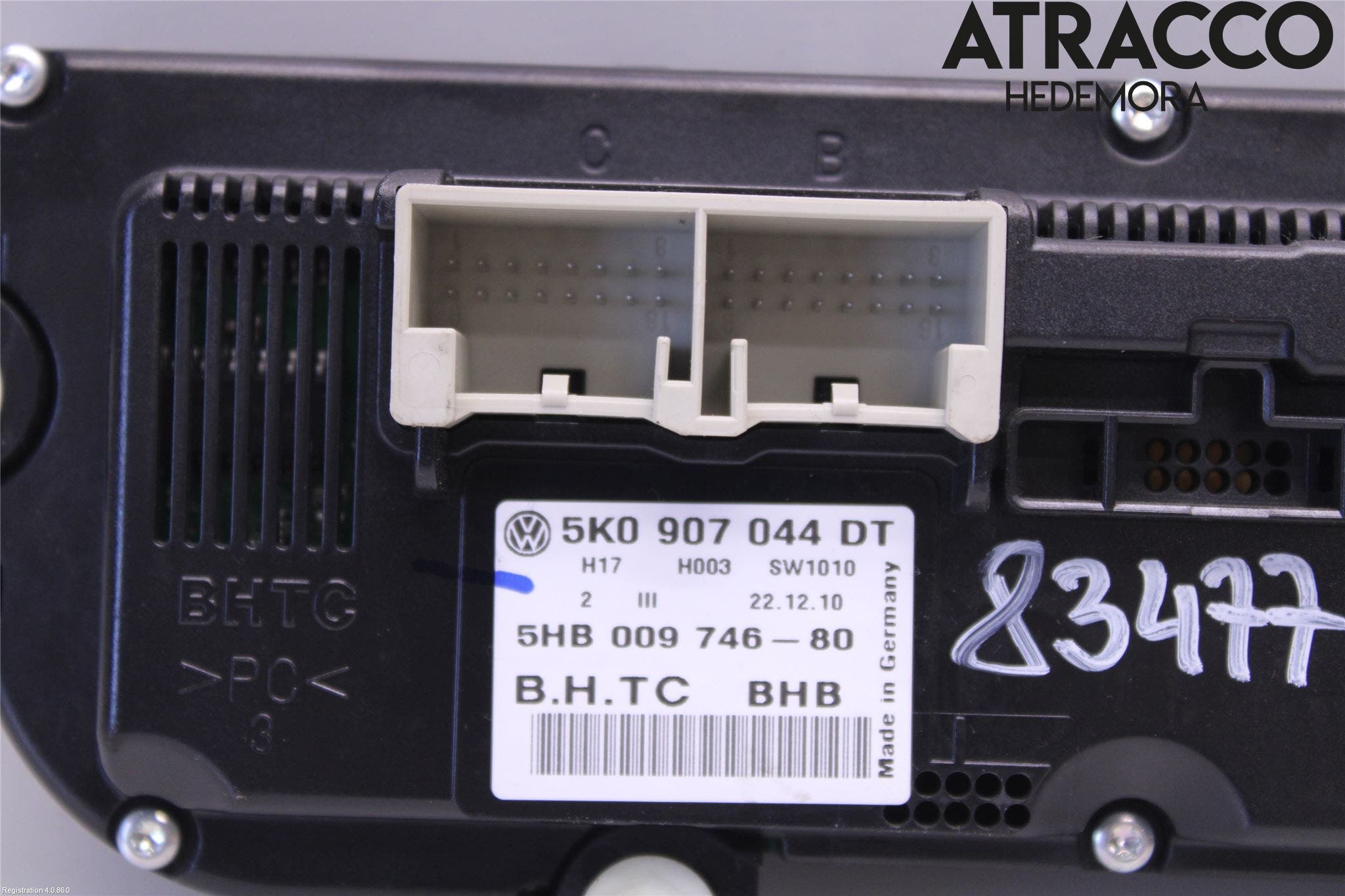 Volkswagen VW GOLF VI 09-13 Ac Styrenhet Ac Manöveren