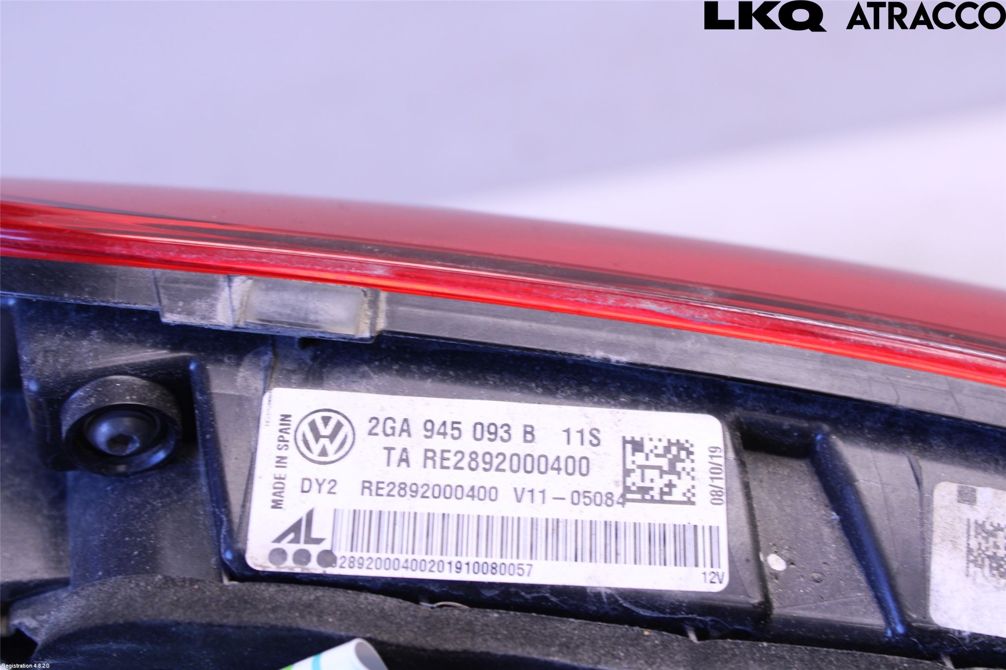 Volkswagen VW T-ROC 18- Bakljus Lucka Vä