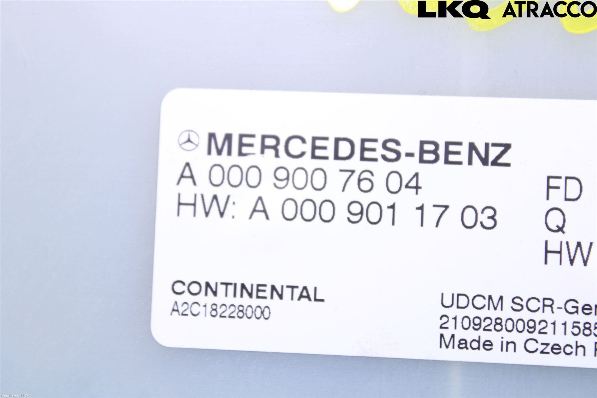 Mercedes-Benz MB SPRINTER (W907/W910) 19- Styrenhet Avgasrening