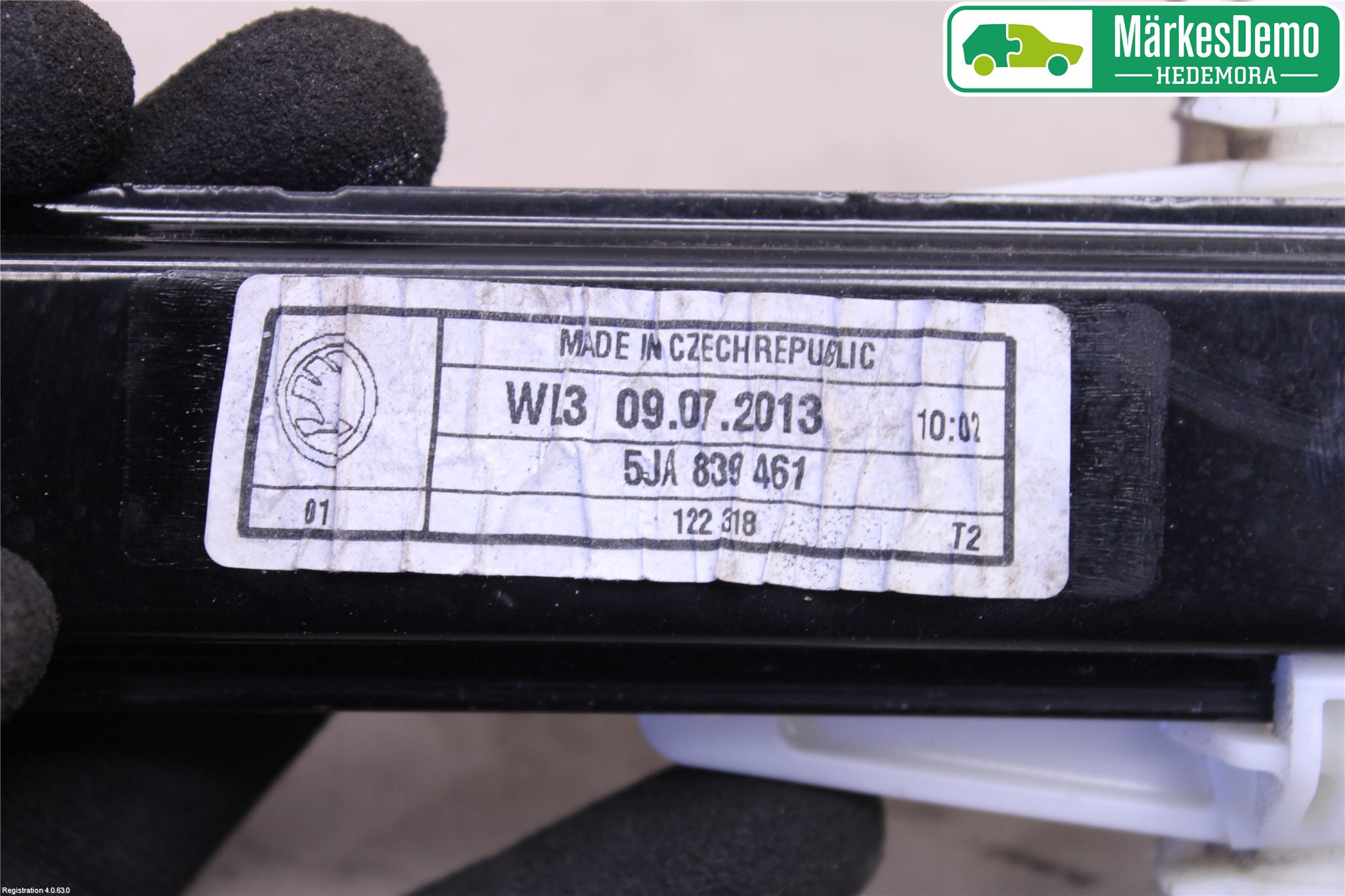 Skoda RAPID Fönsterhiss El Kompl