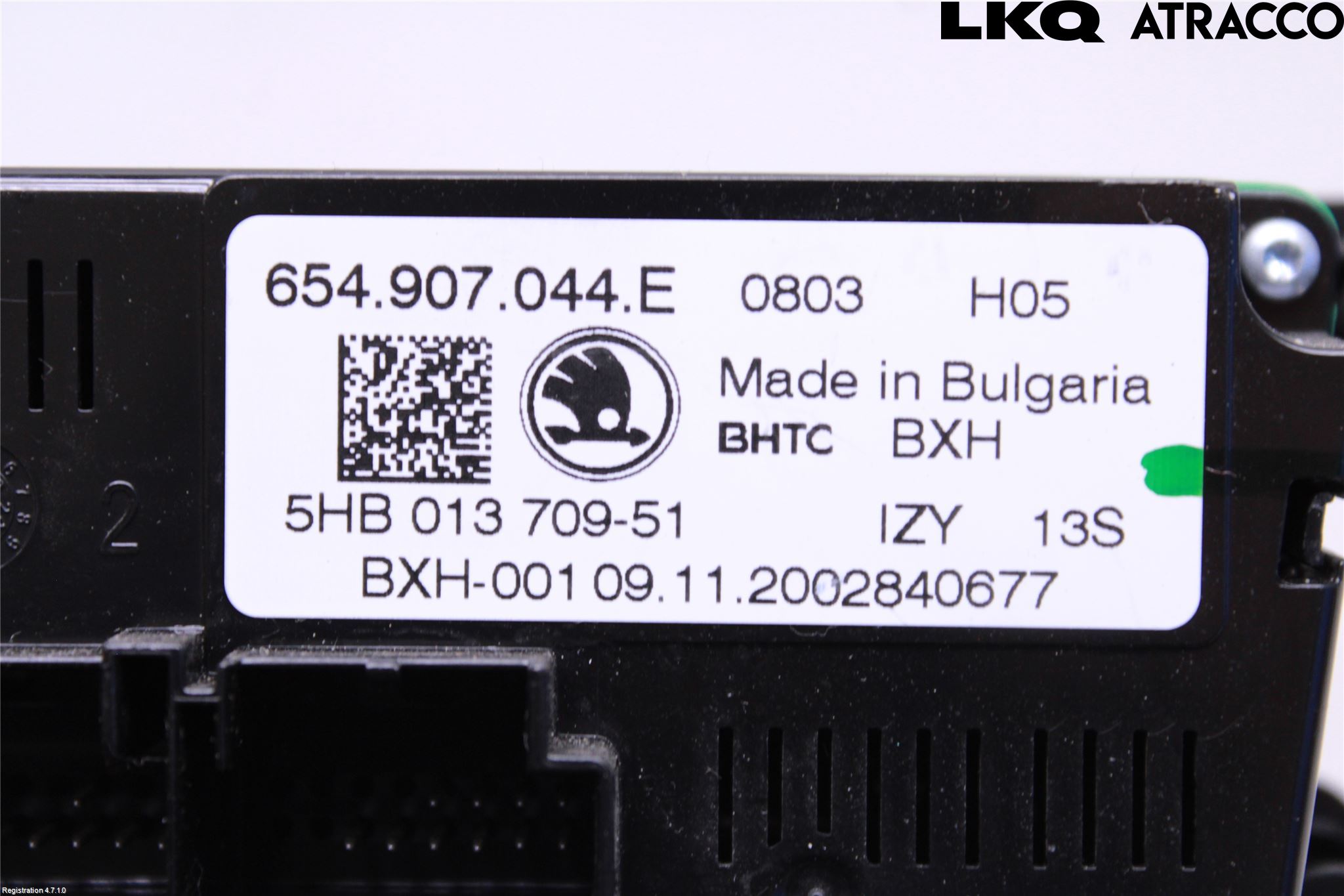 Skoda SCALA 19- Ac Styrenhet Ac Manöveren