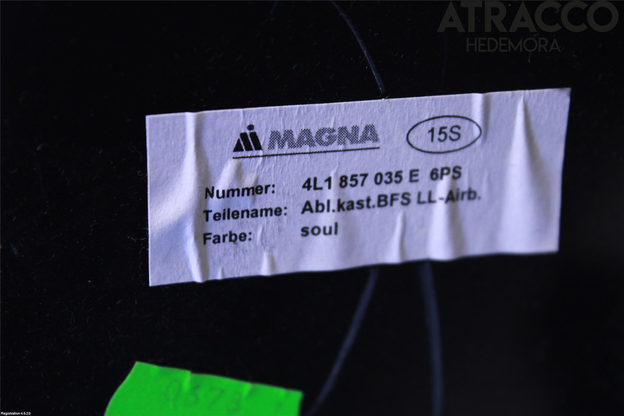 Audi Q7/SQ7 Handskfack