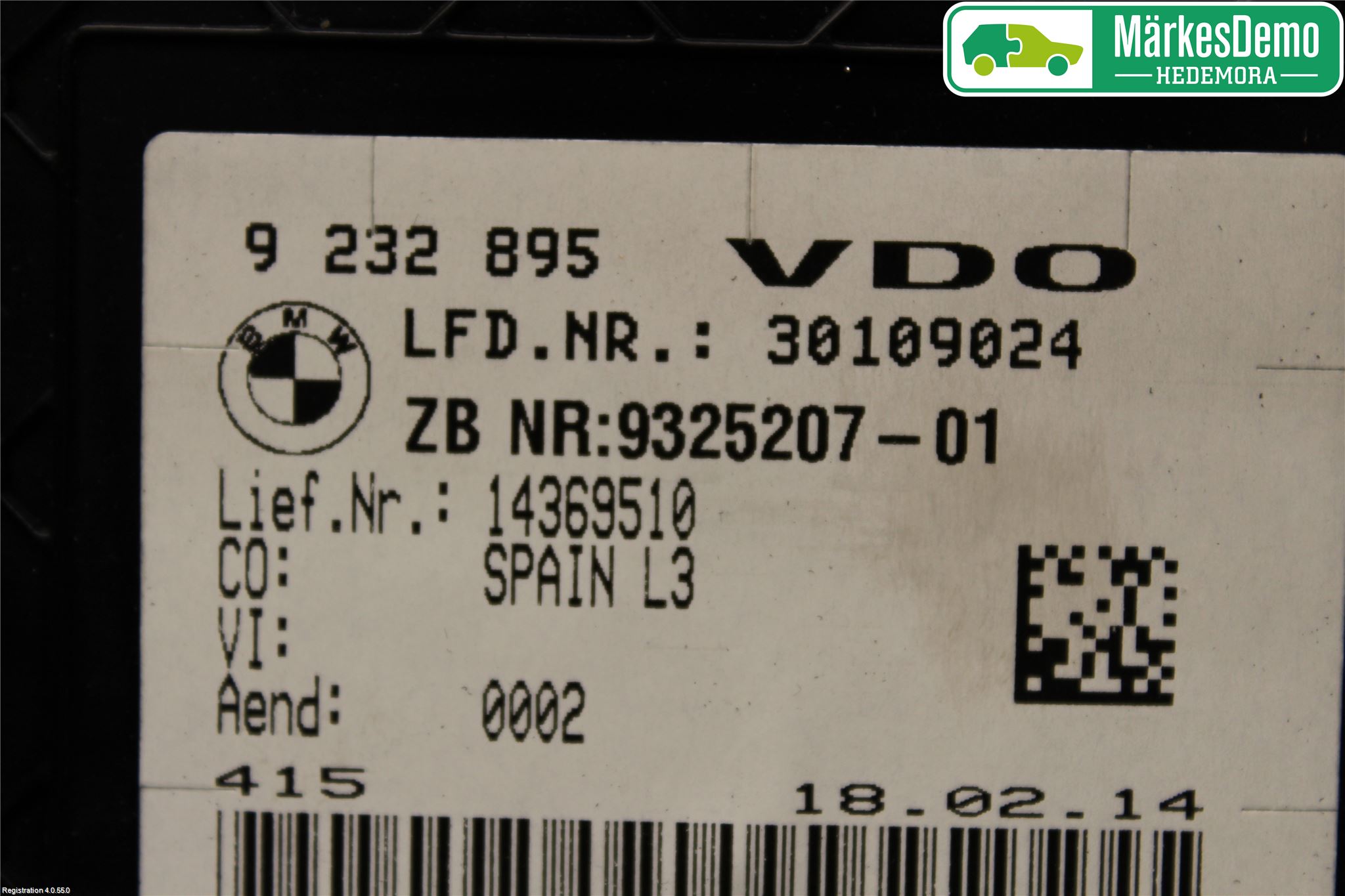 BMW 3 GT F34 13-19 Instrument Komb