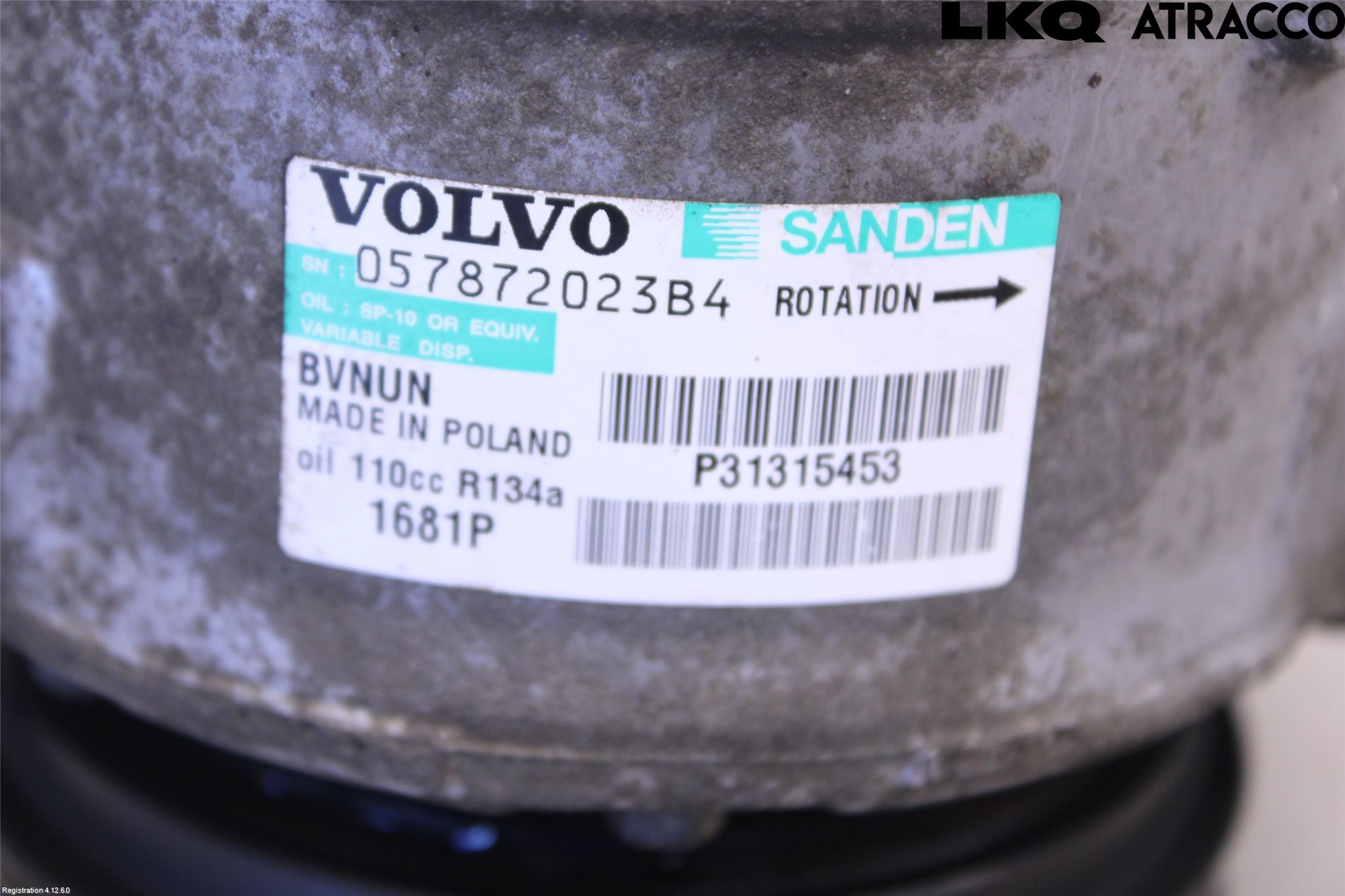 Volvo XC70 08-13 Ac Kompressor