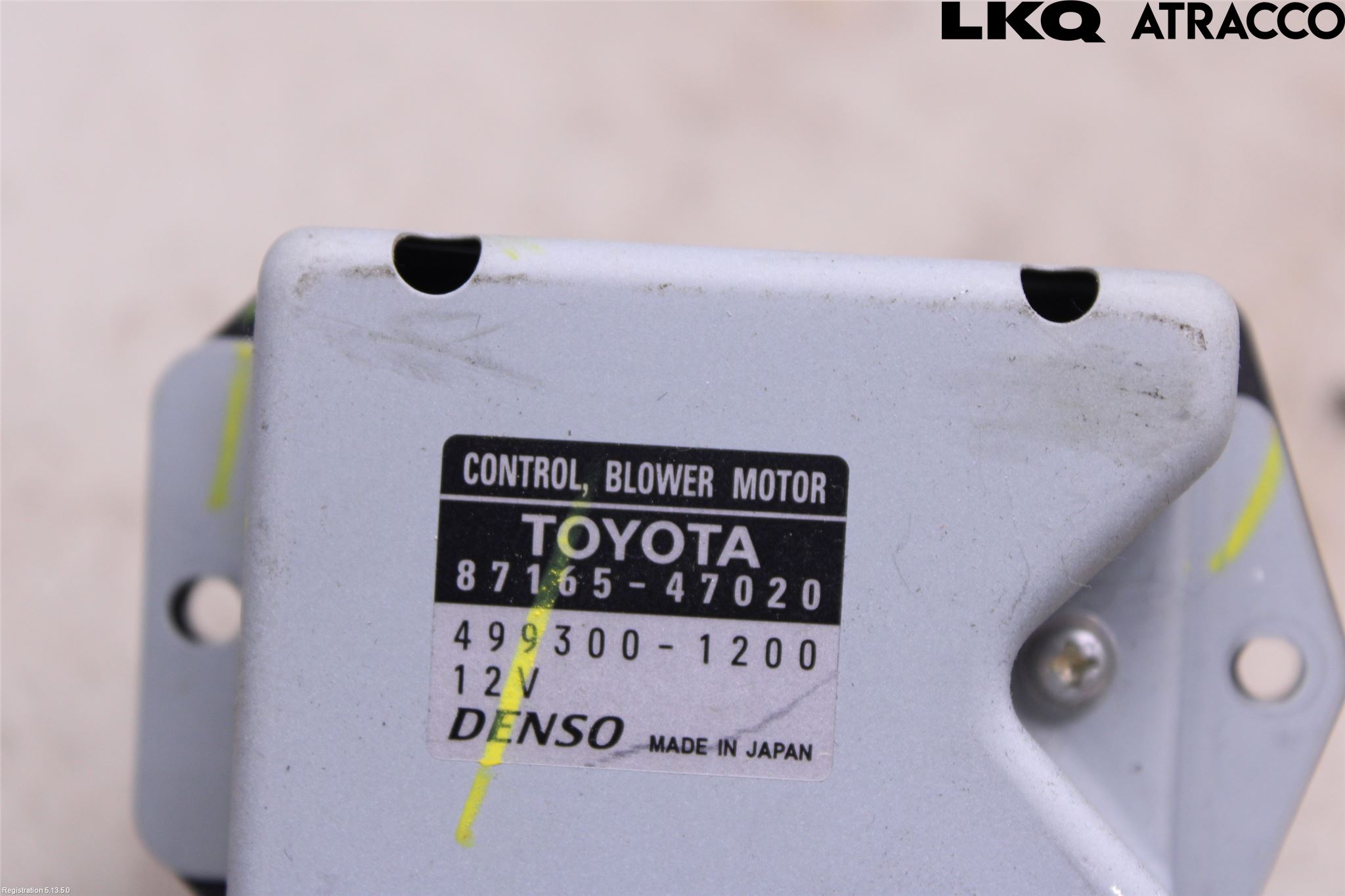 Toyota PRIUS NWH20 04-08 Värmefläktsmotstånd
