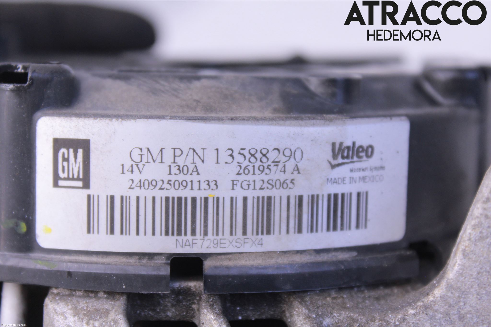 Opel ASTRA J 10-15 Generator