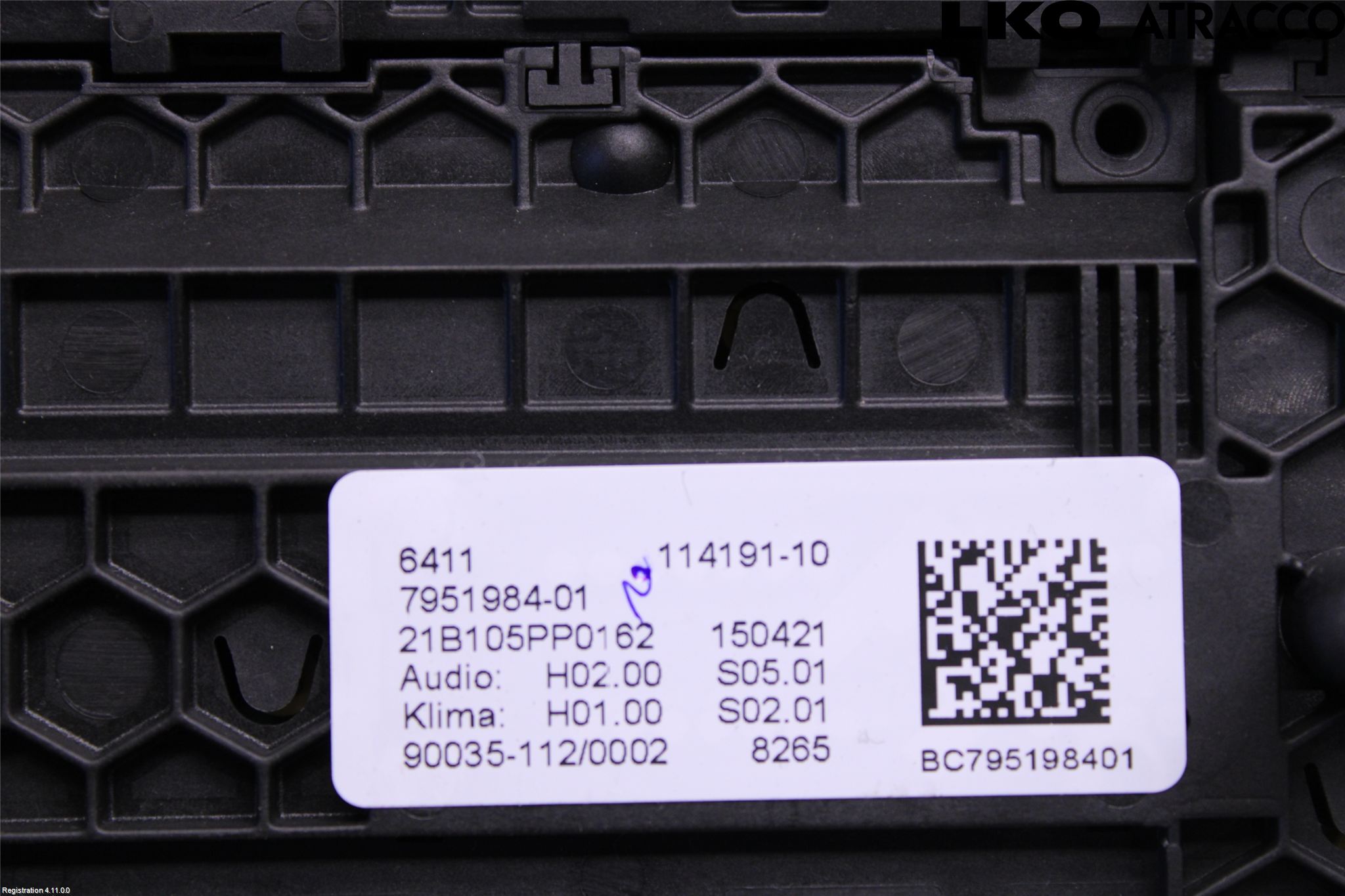 BMW X3 G01 18- Ac Styrenhet Ac Manöveren