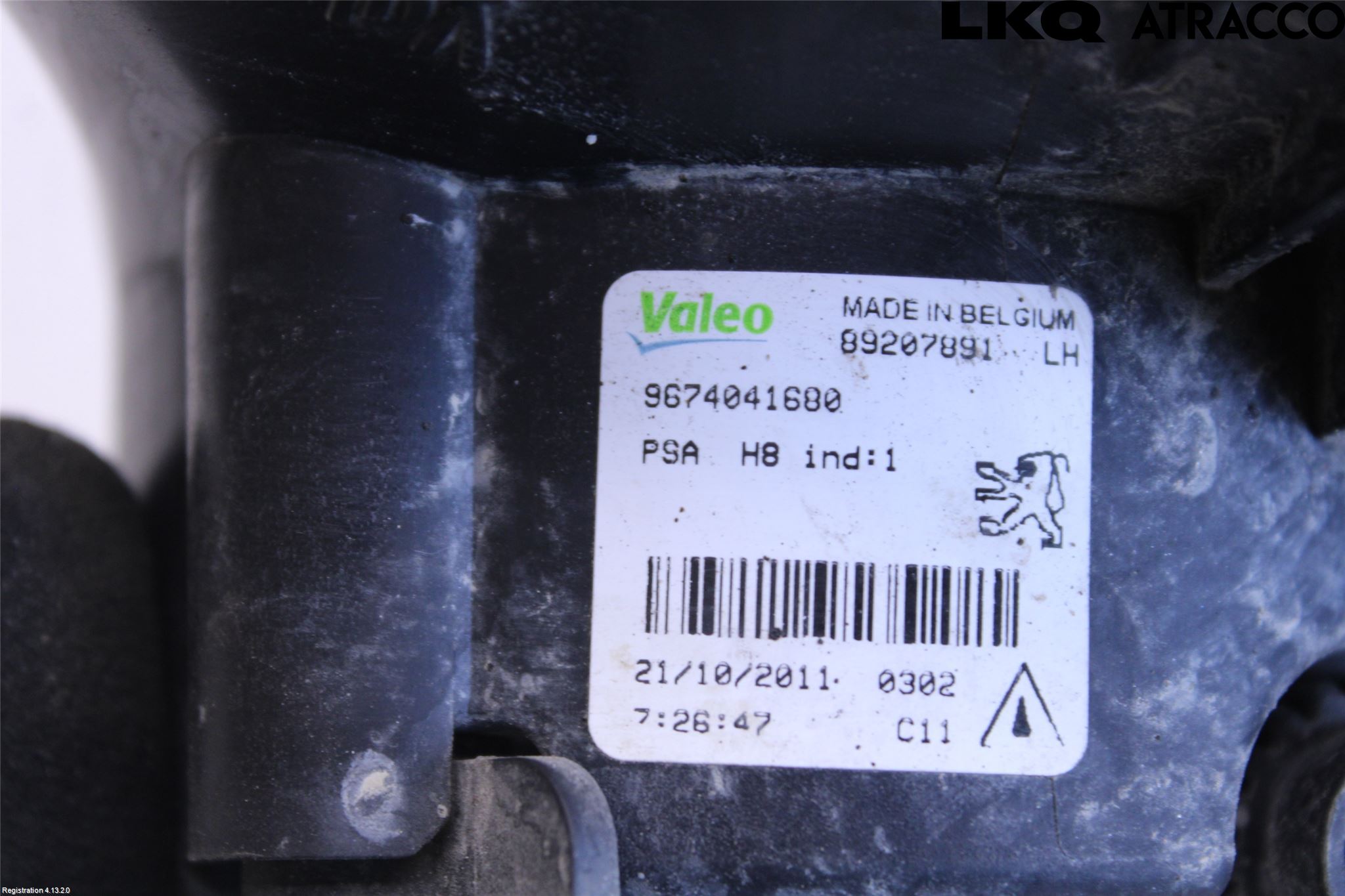 Peugeot 308 08-13 Dimljus-Varselljus Fram