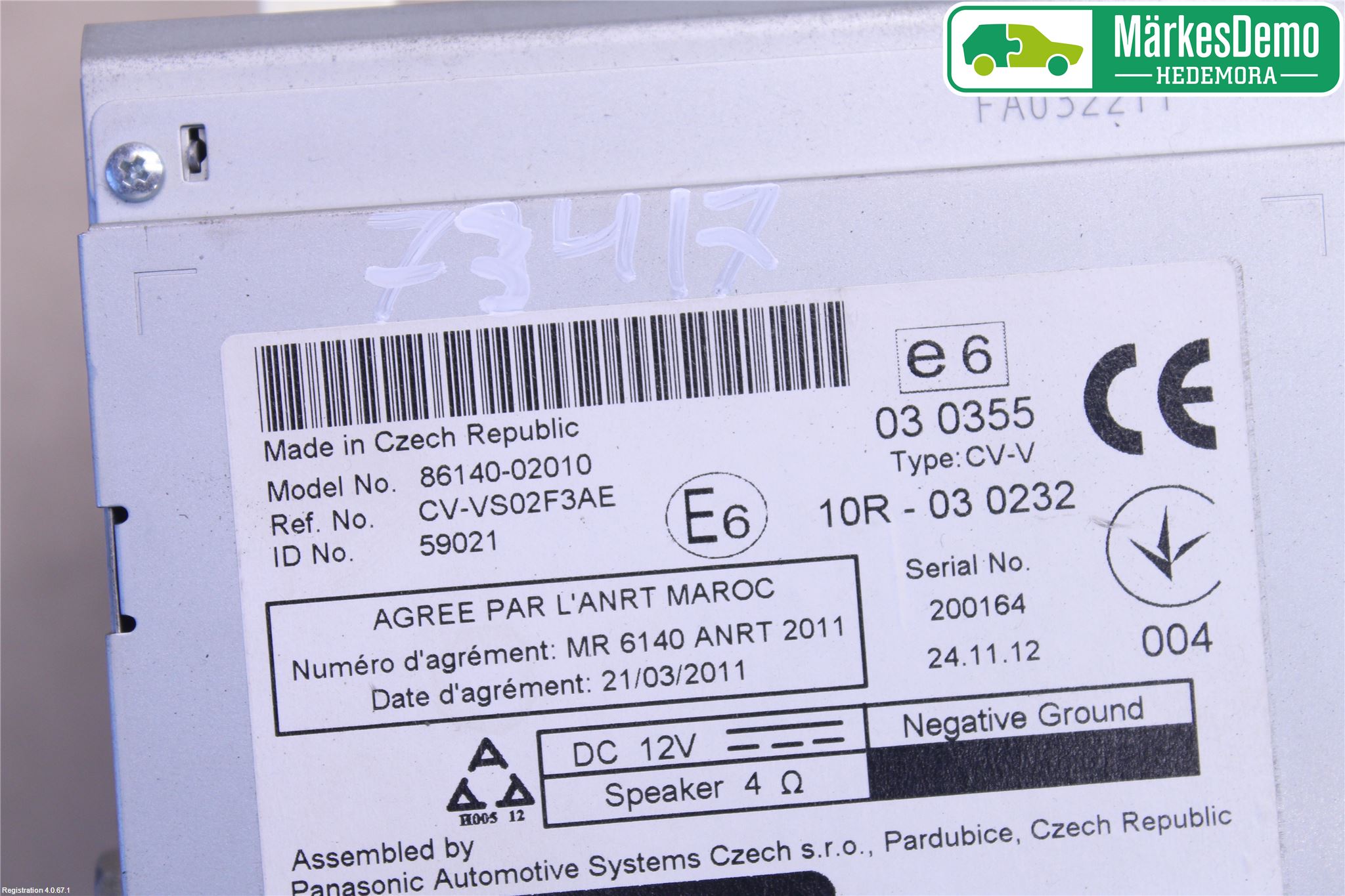 Toyota AURIS 13-19 Cd Radio - Multimediapanel
