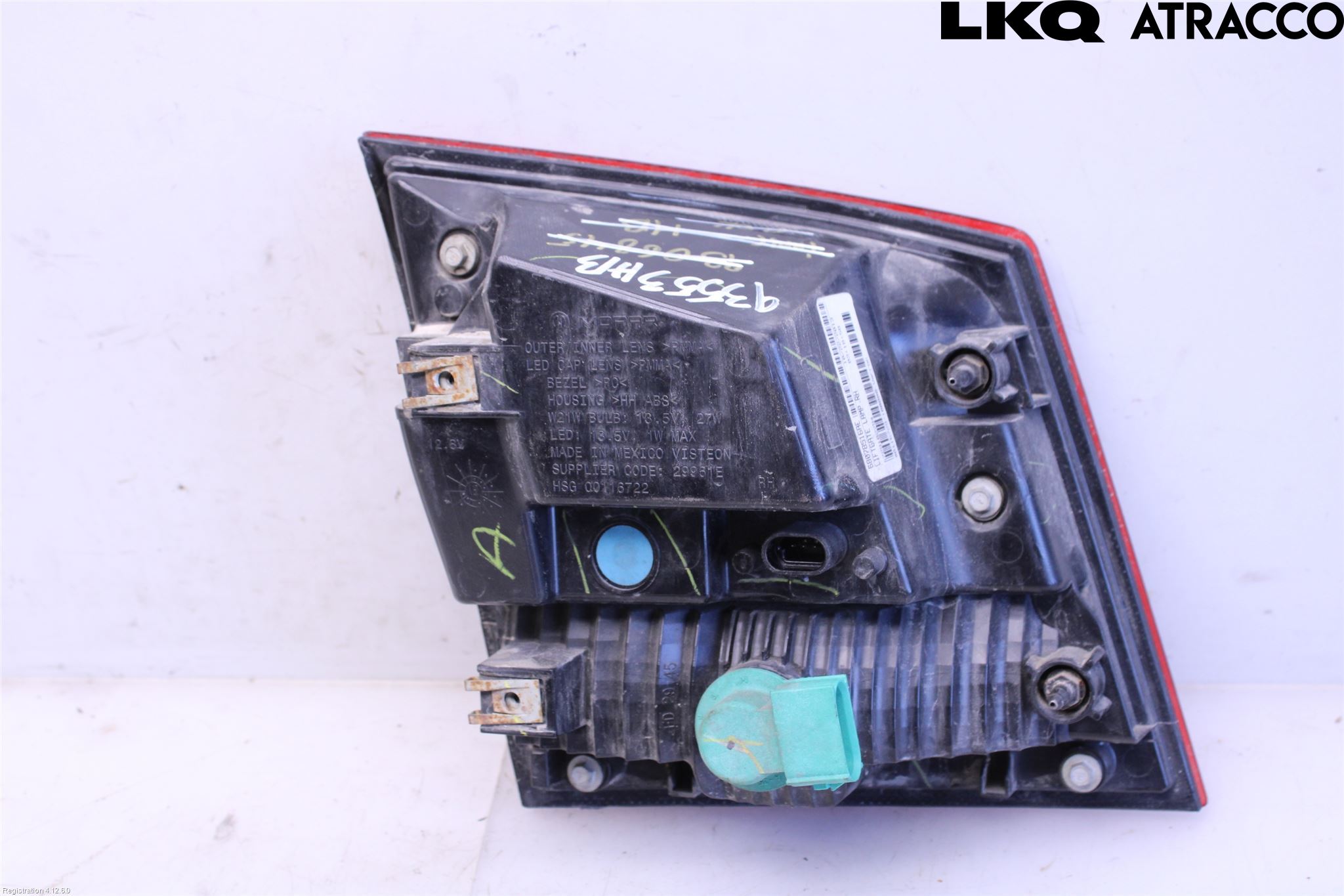 Fiat FREEMONT Bakljus Lucka Hö