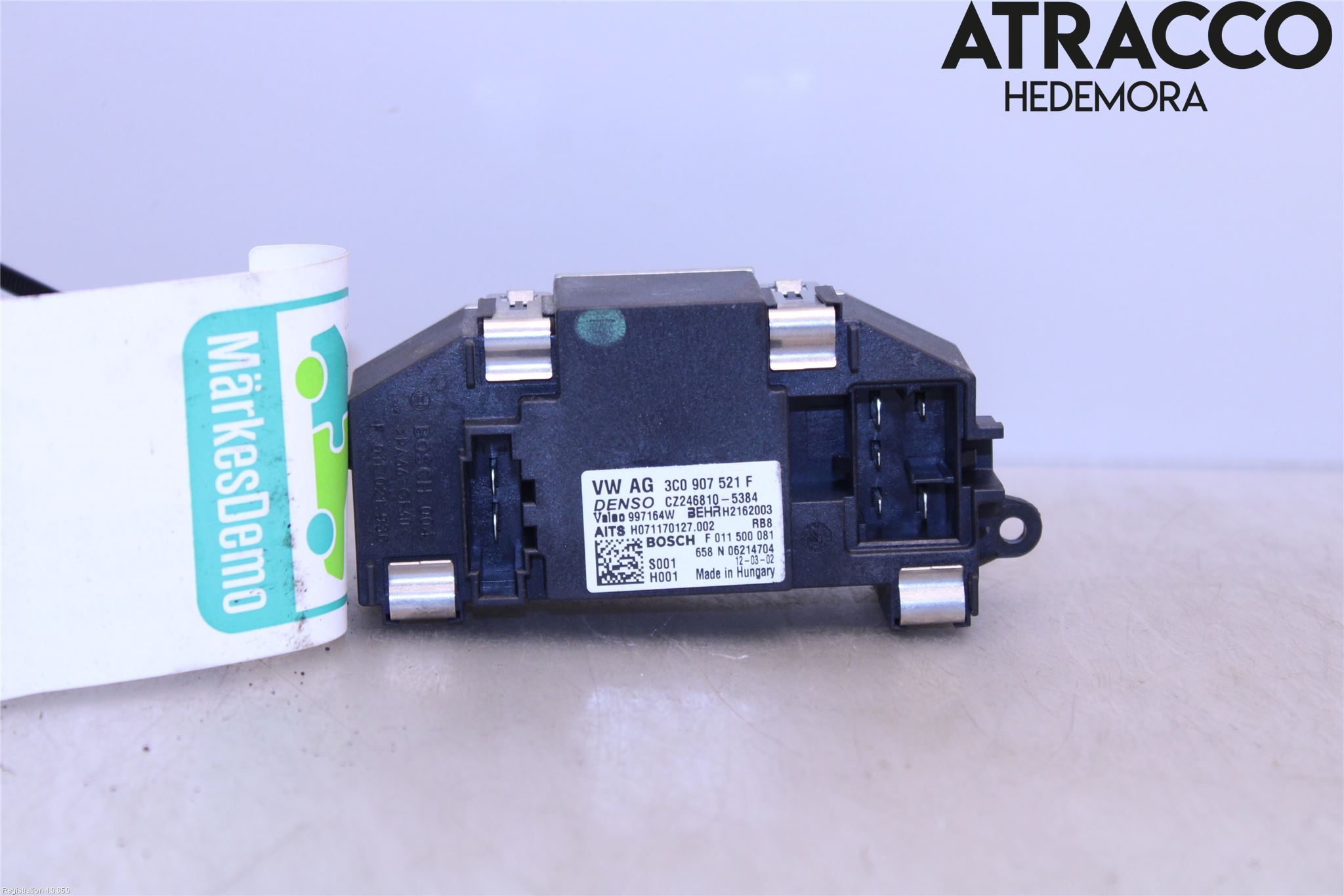 Volkswagen VW SCIROCCO 09-17 Värmefläktsmotstånd