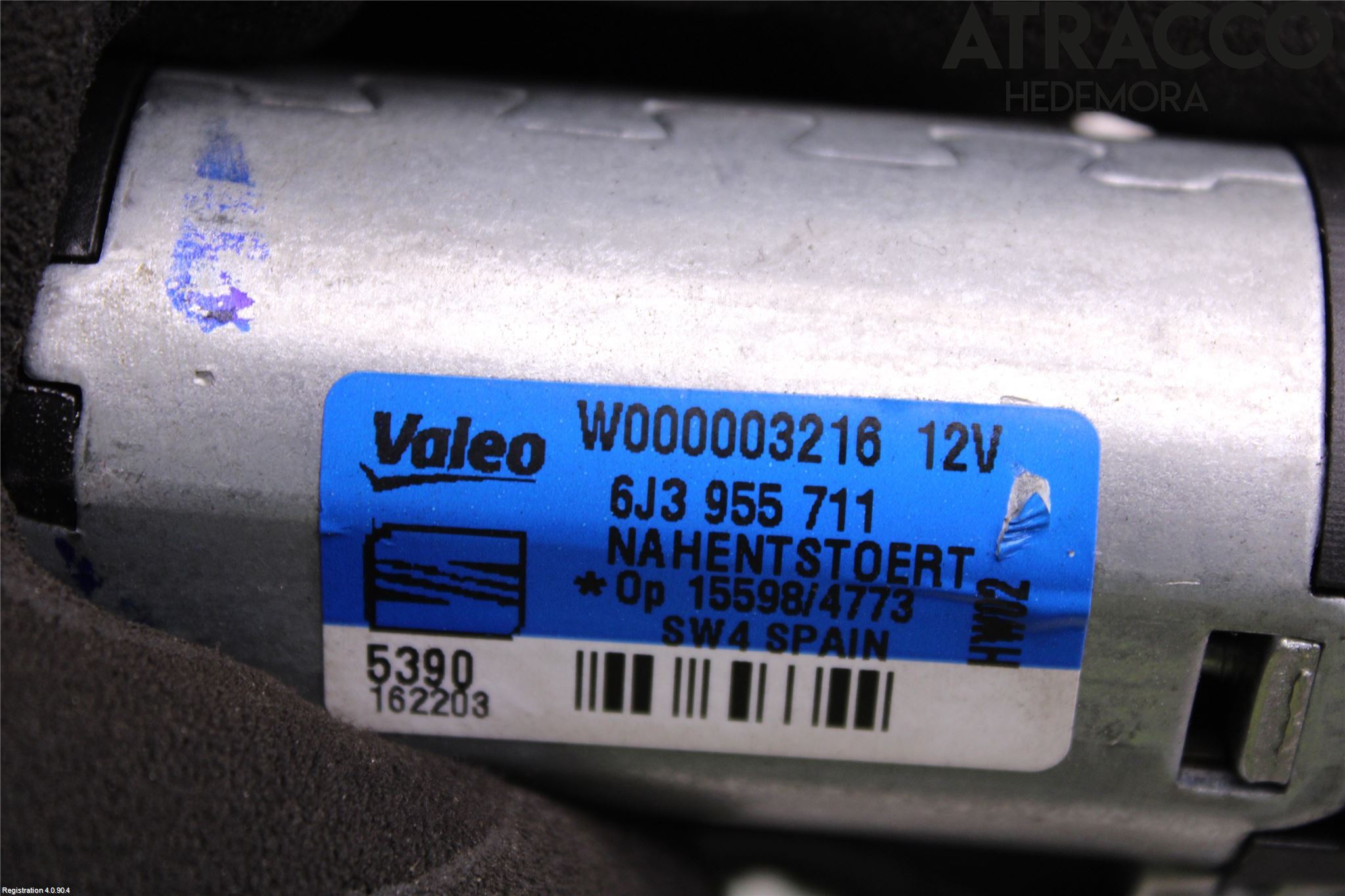 Seat IBIZA IV 08-16 Torkarmotor Baklucka