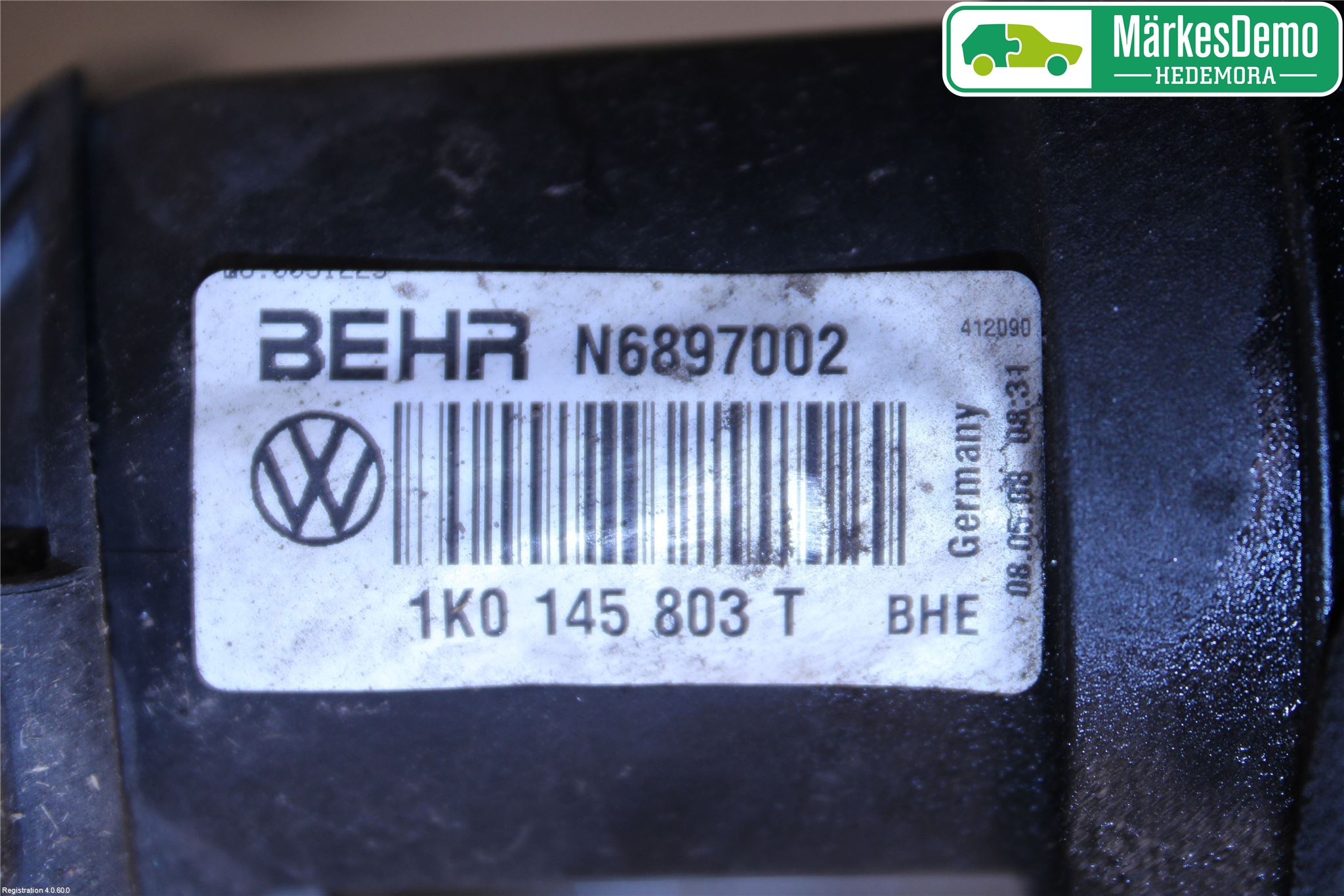 Volkswagen VW TOURAN 03-10 Laddluft-Intercooler Kyl