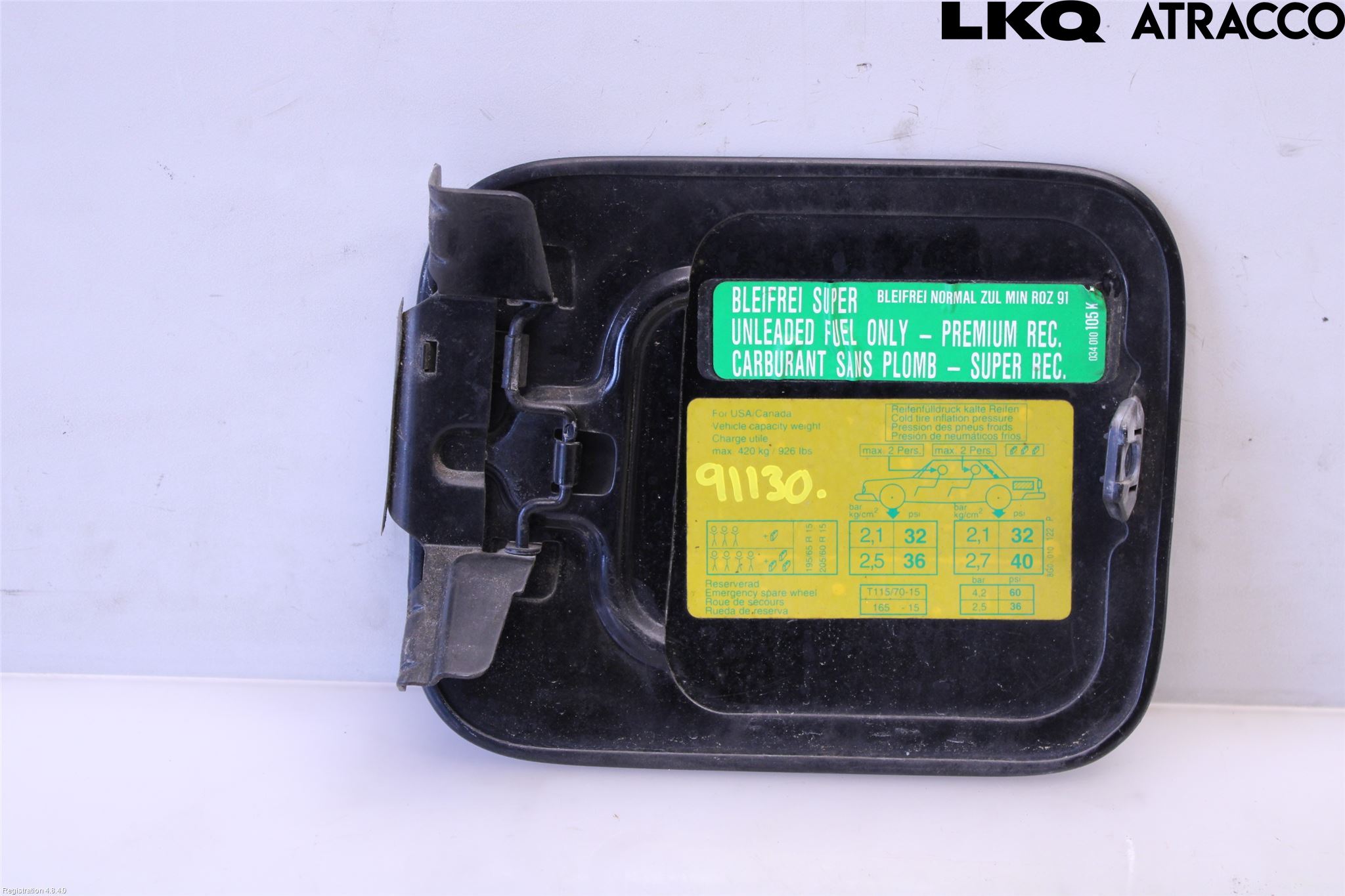 Audi 80/S2 92-95 Tanklucka