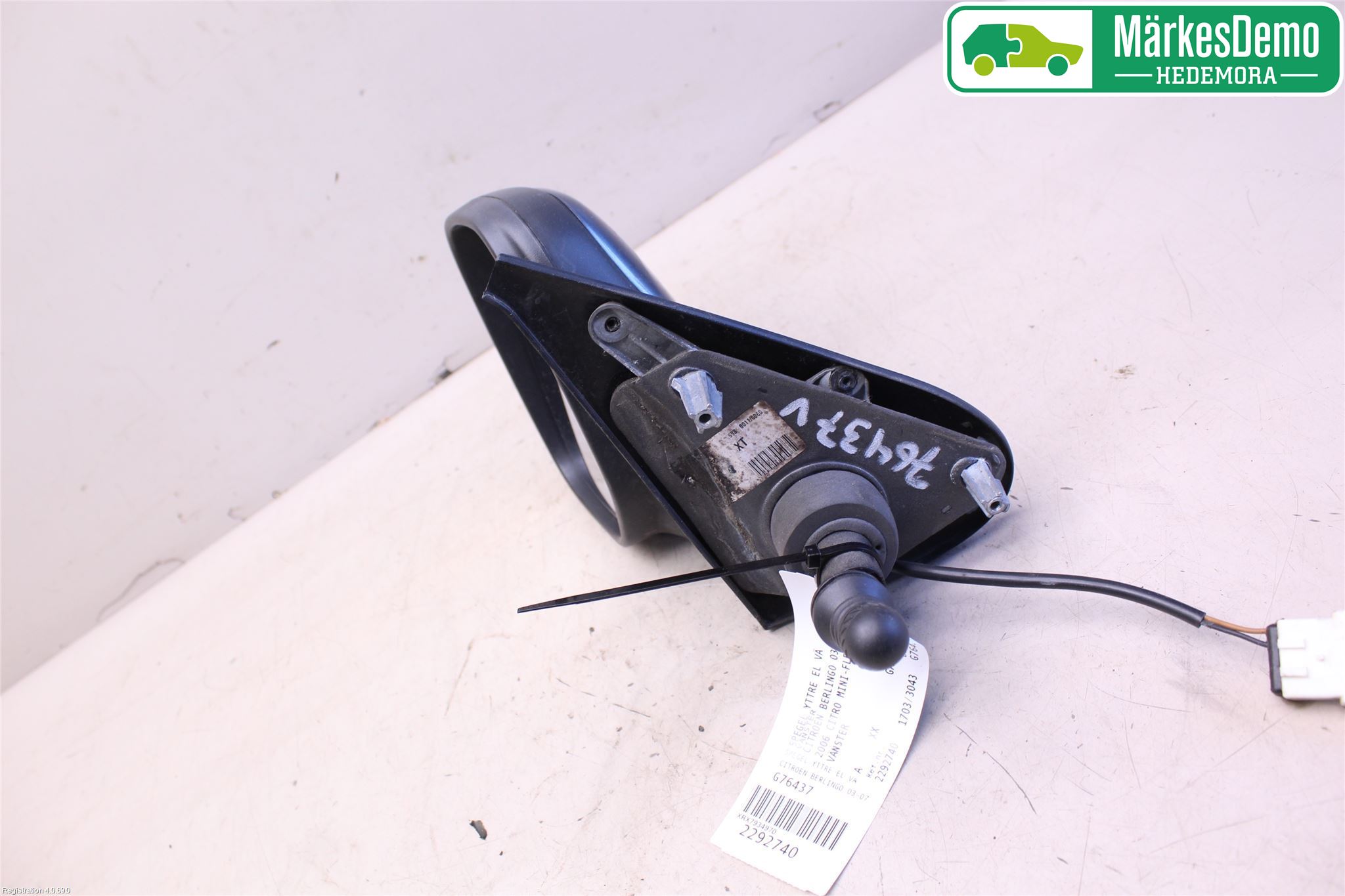 Citroen BERLINGO  03-07 Spegel Yttre Justerbar Vä