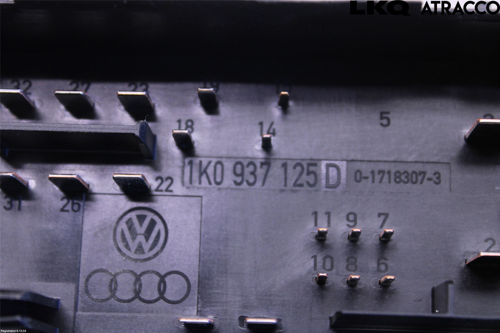 Volkswagen VW GOLF VI 09-13 Säkringsdosa-Elcentral