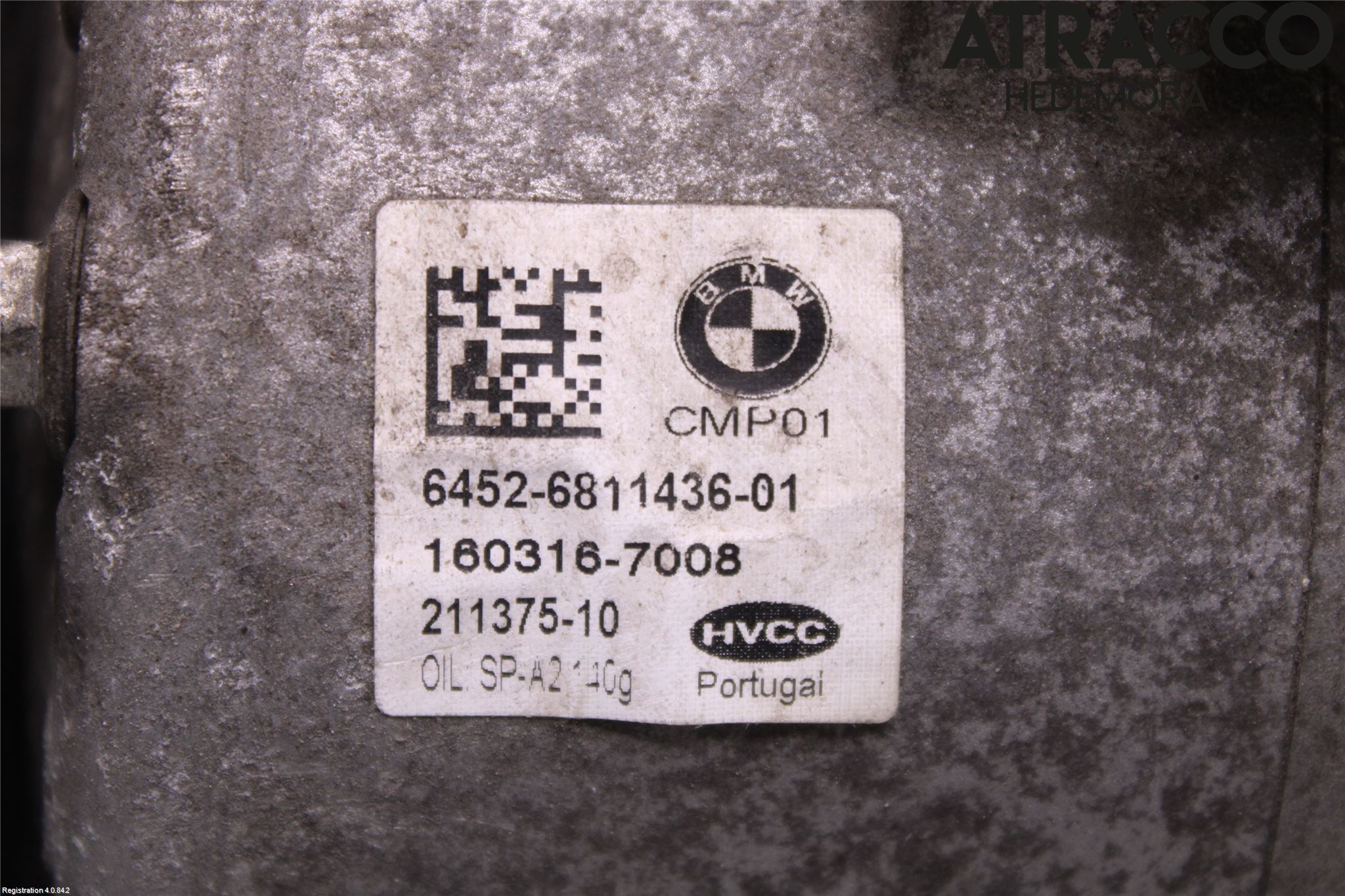 BMW 5 F10/F11/F18 09-17 Ac Kompressor