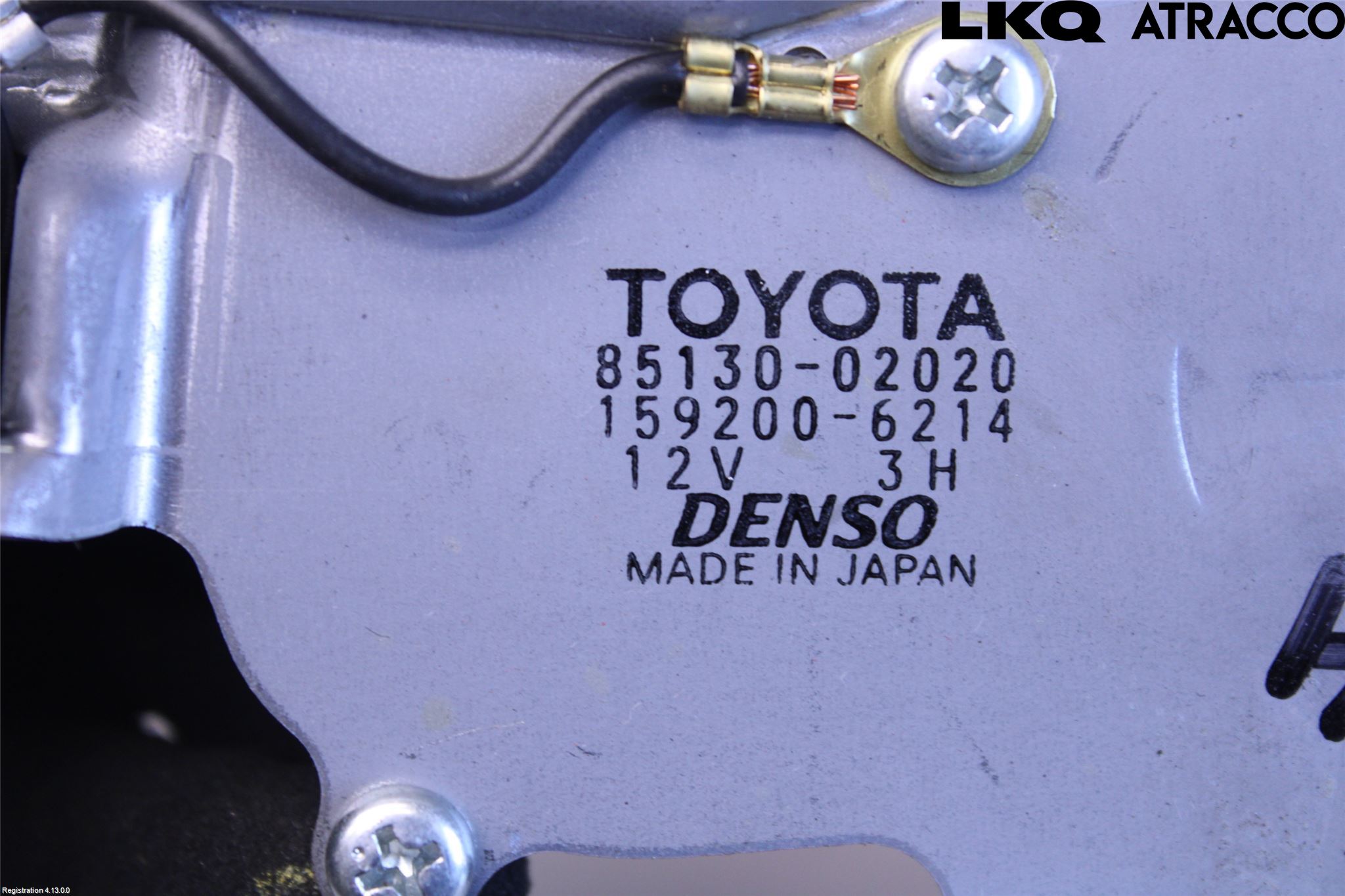 Toyota COROLLA 02-07 Torkarmotor Baklucka