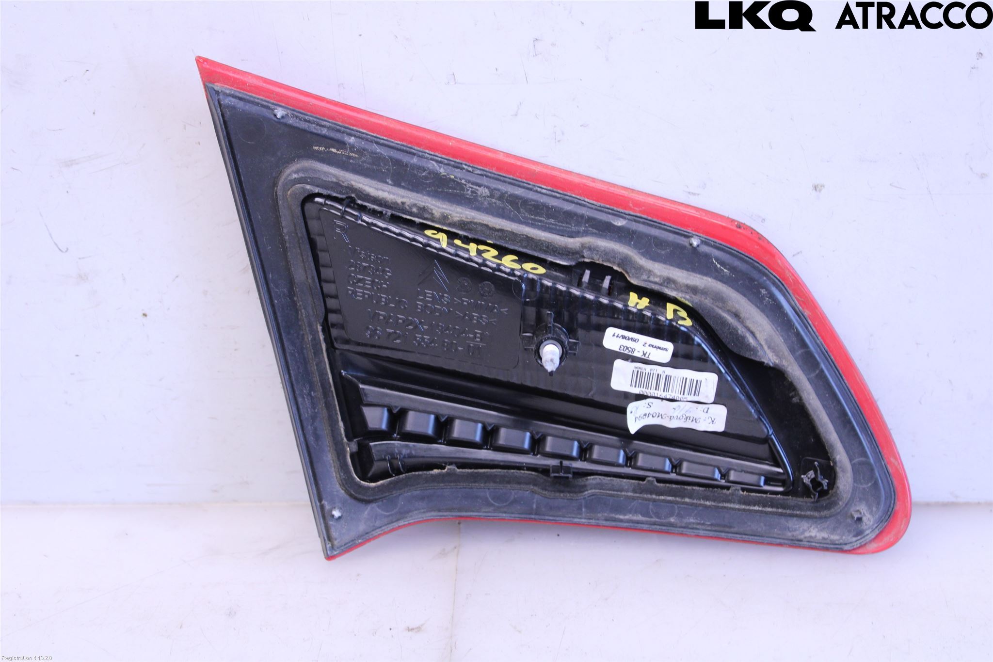 Citroen C4 II 11-18 Bakljus Lucka Hö