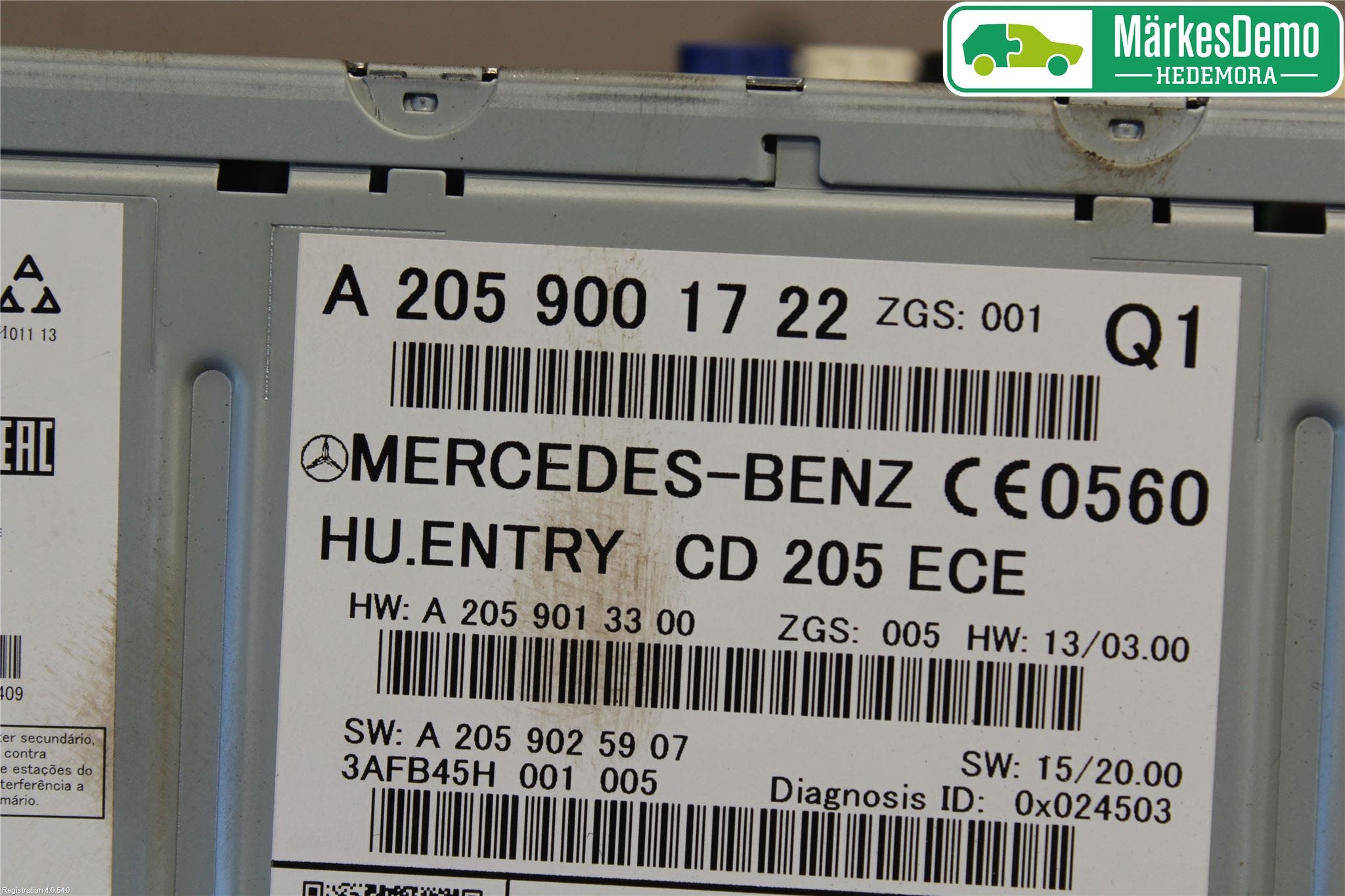 Mercedes-Benz MB C-KLASS (W205) 14-21 Cd Radio - Multimediapanel