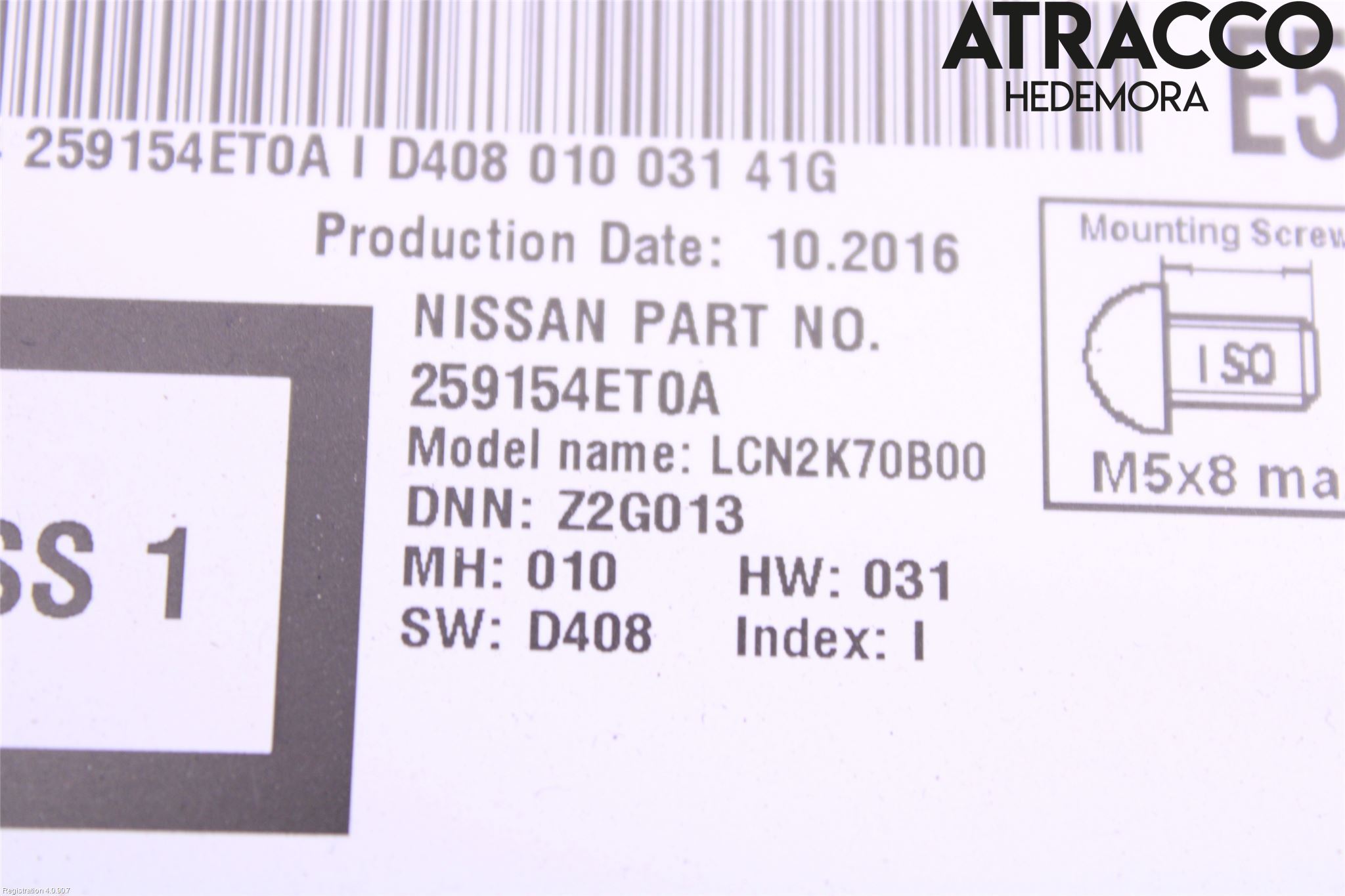 Nissan X-TRAIL 14-21 Cd Radio - Multimediapanel