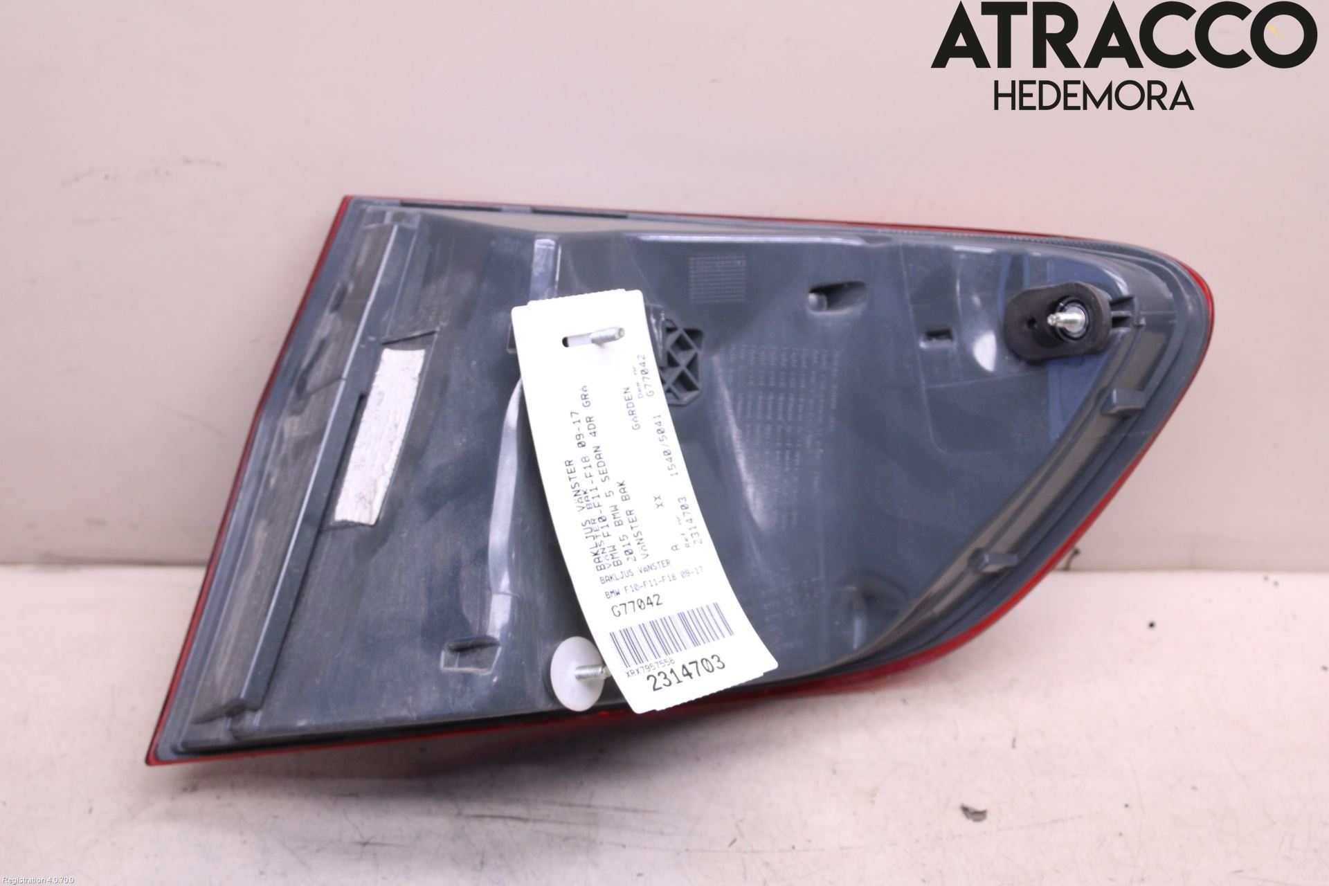 BMW 5 F10/F11/F18 09-17 Bakljus Vänster