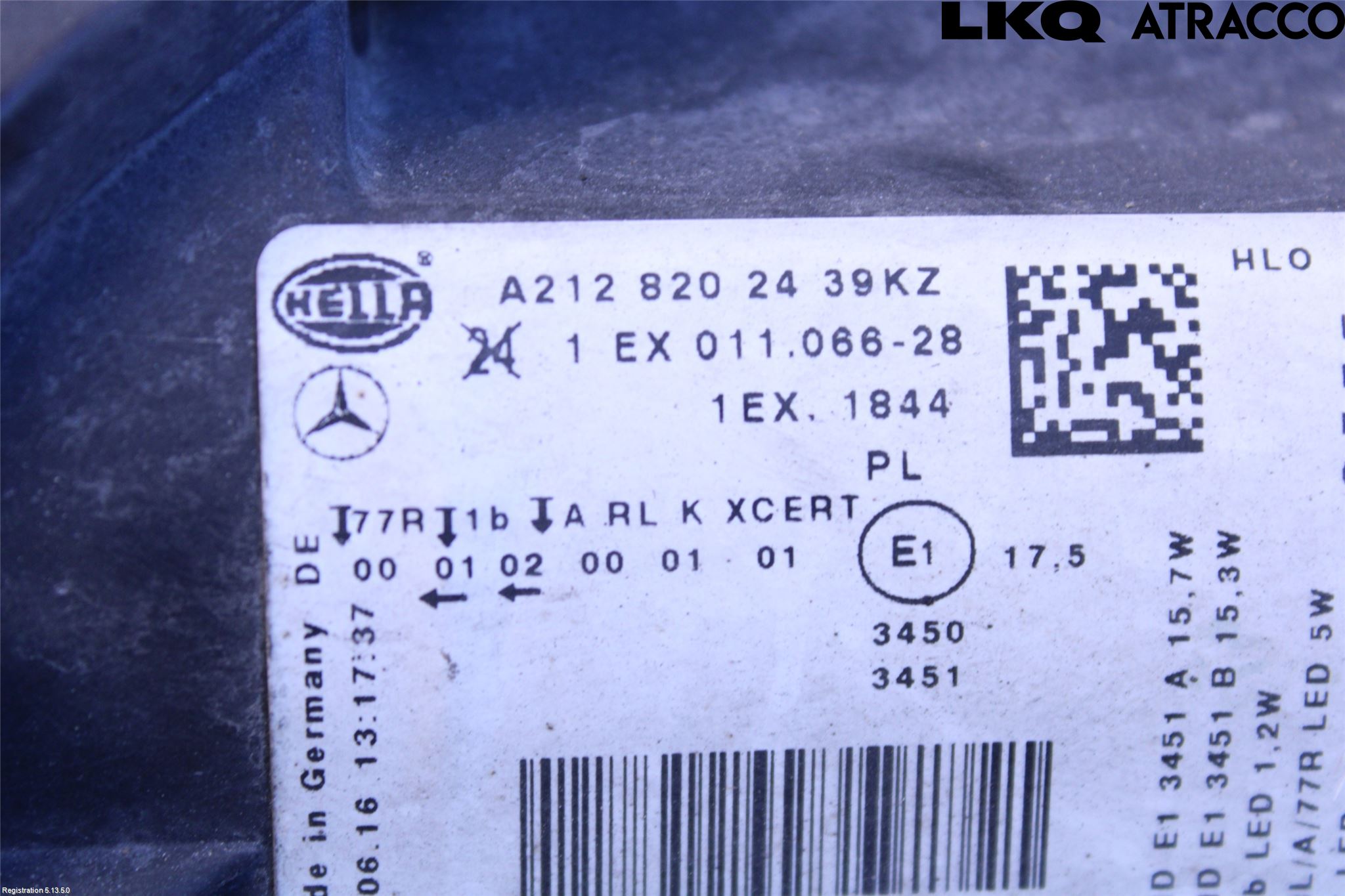 Mercedes-Benz MB E-KLASS (W212) 09-16 Strålkastare Höger