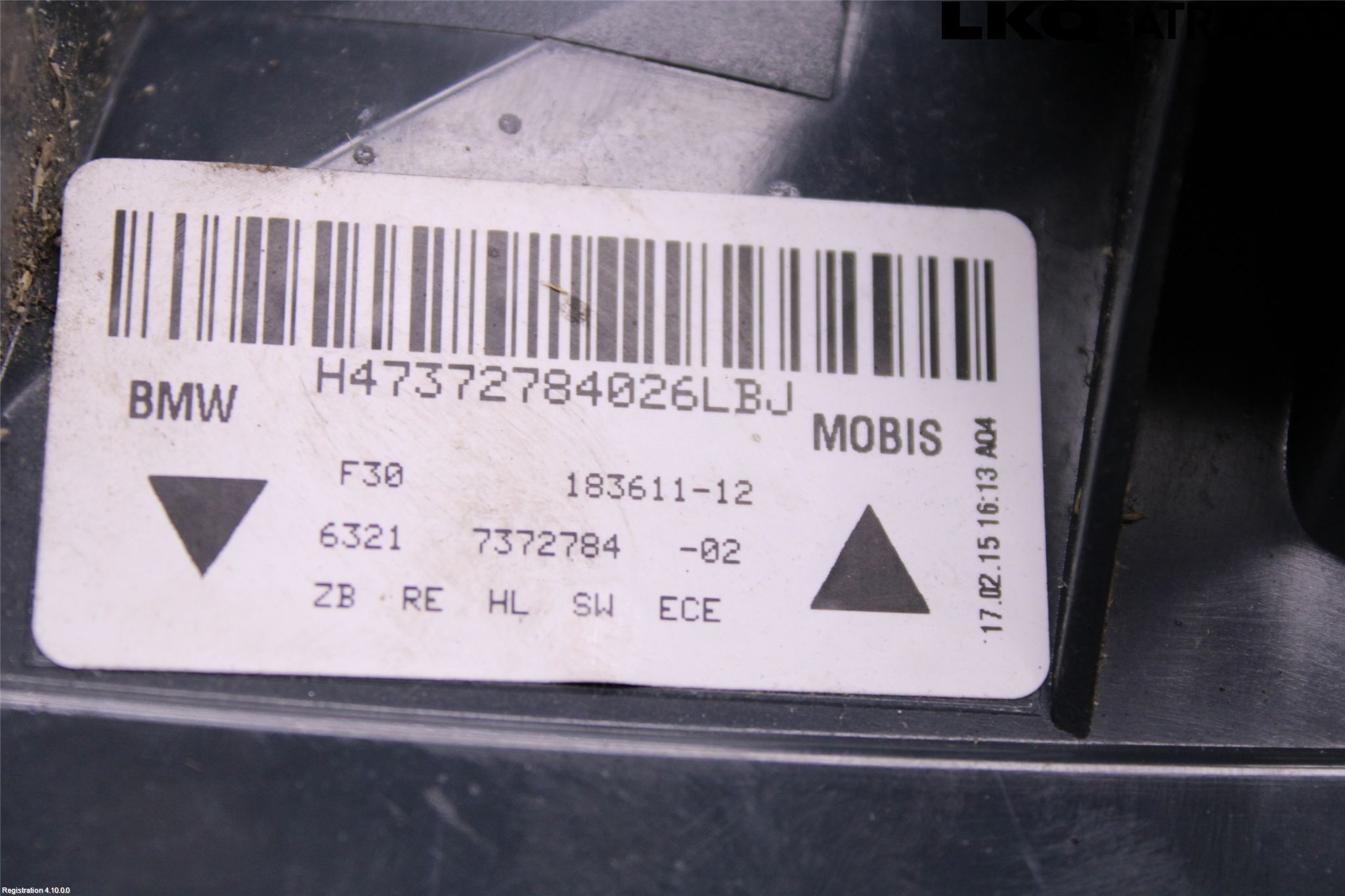 BMW 3 F30/F31/F80 12-19 Bakljus Höger