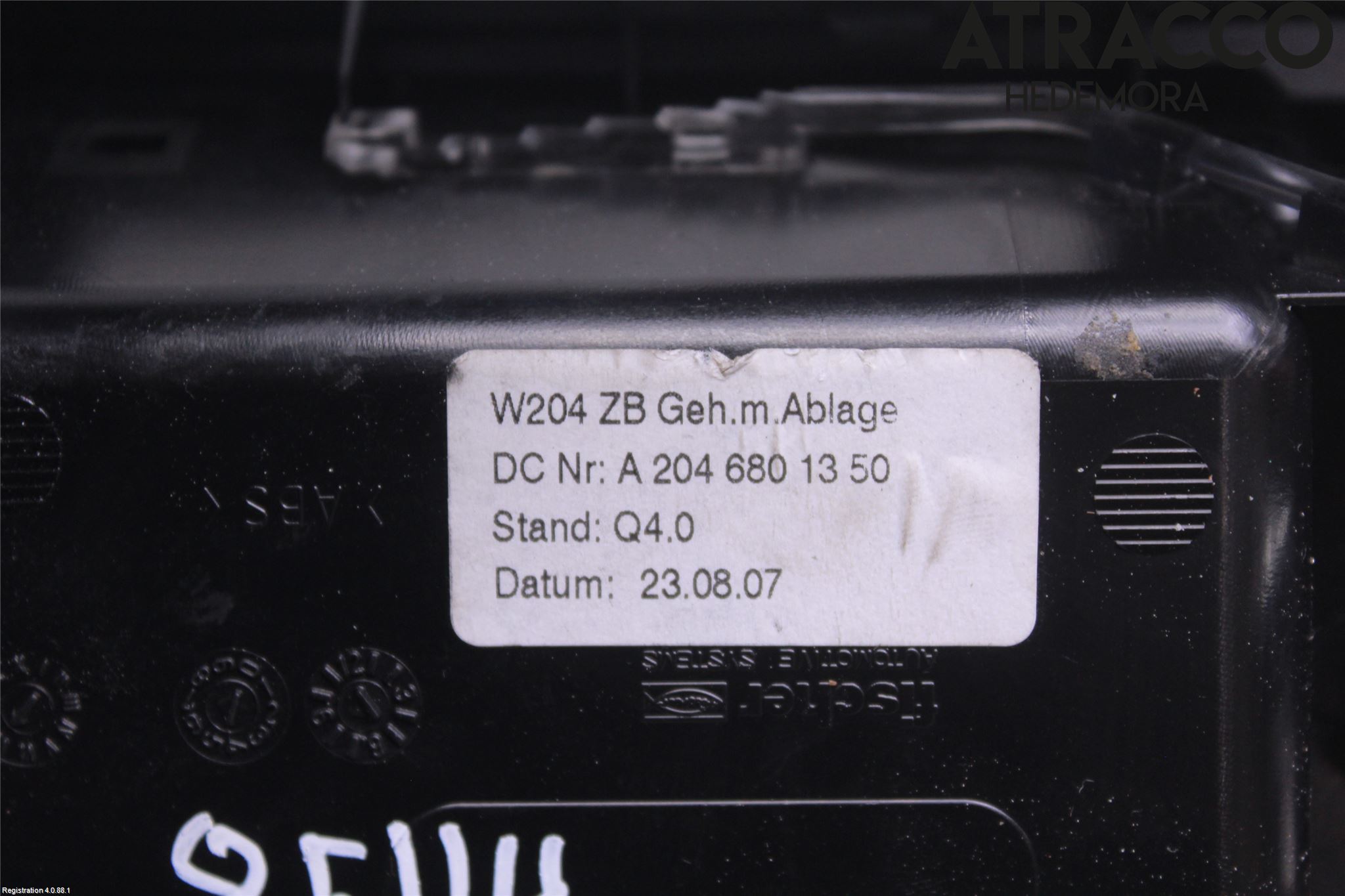 Mercedes-Benz MB C-KLASS (W204) 07-15 Instrumentbräda Förvaringsfack