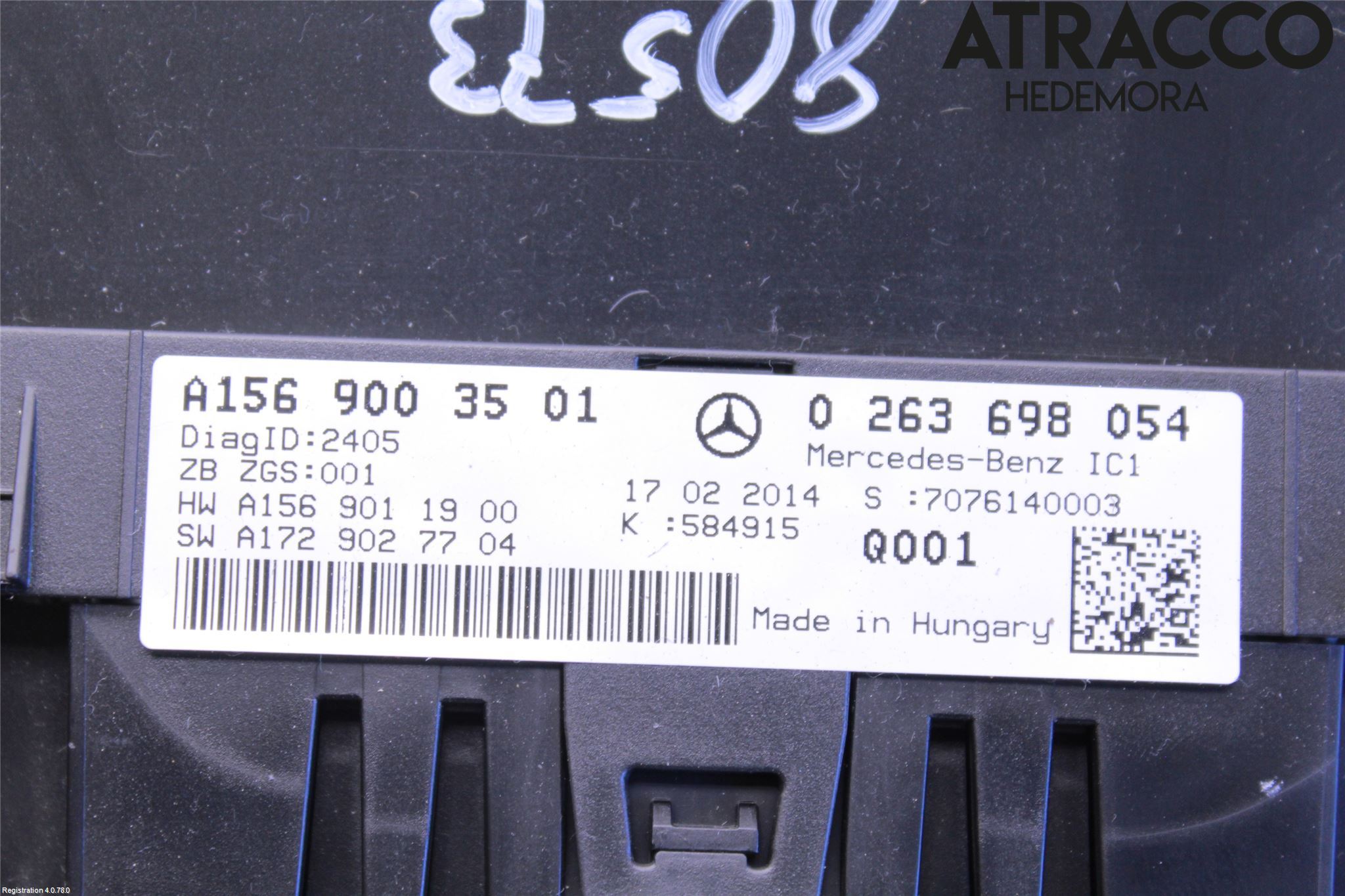 Mercedes-Benz MB GLA-KLASS (X156) 13-20 Instrument Komb