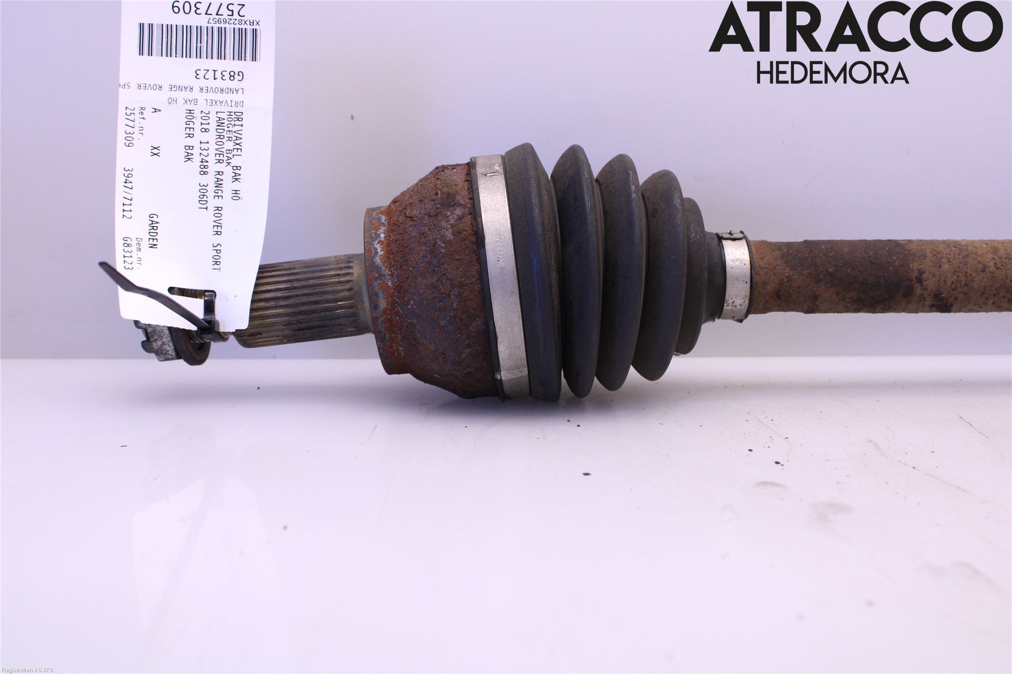 Landrover RANGE ROVER SPORT (L494) 14-22 Drivaxel Bak Höger