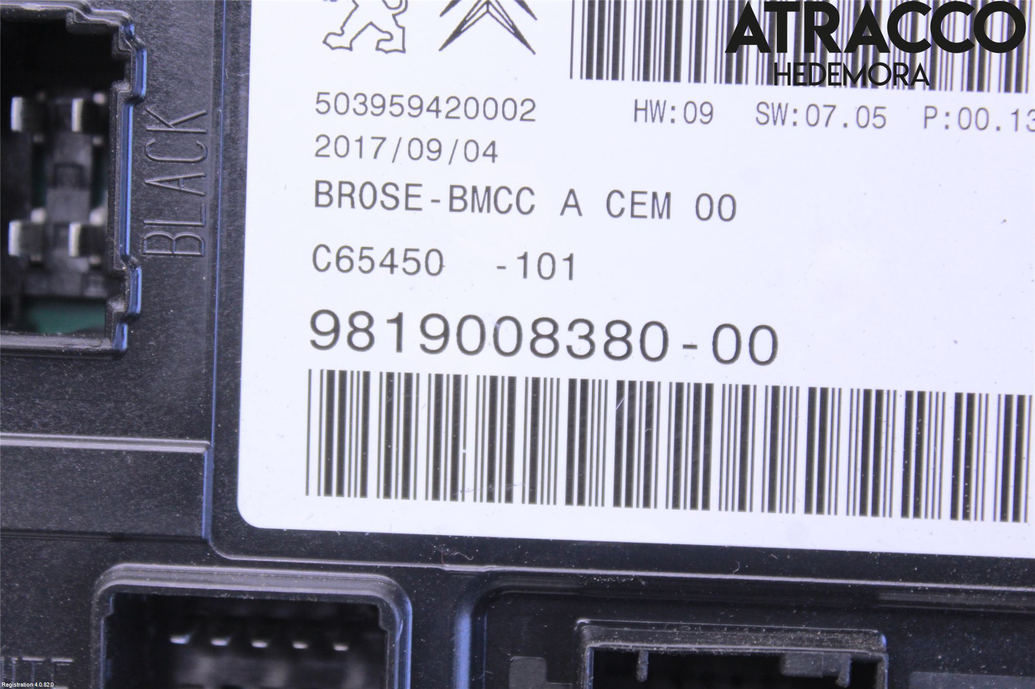 Peugeot 5008 17-24 Styrenhet Baklucka