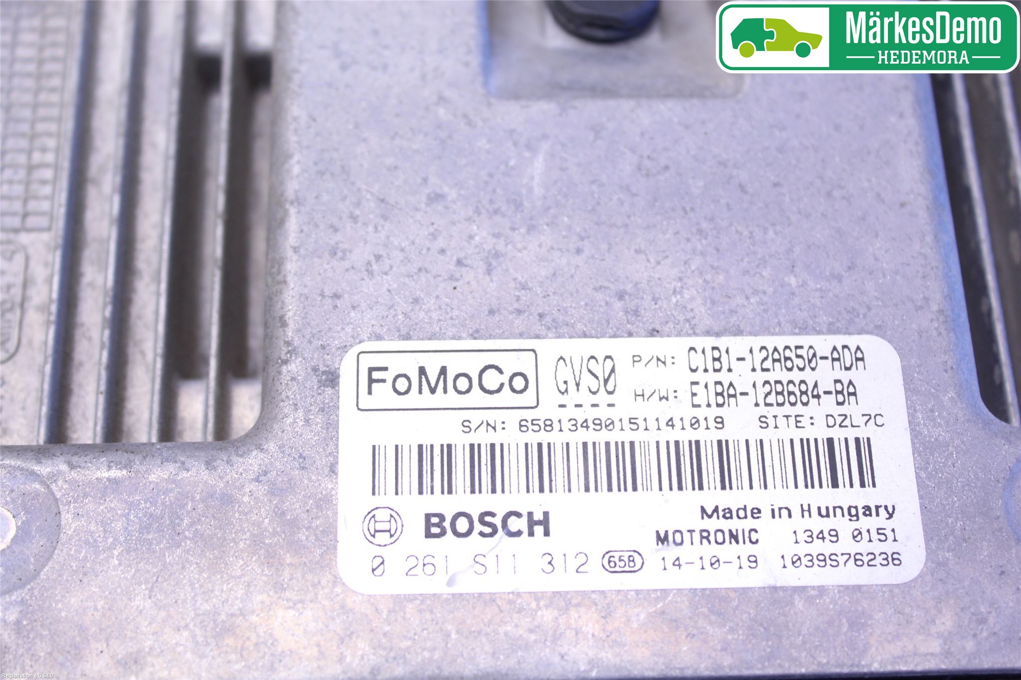 Ford FIESTA 13-17 Styrenhet Insprut Bensin
